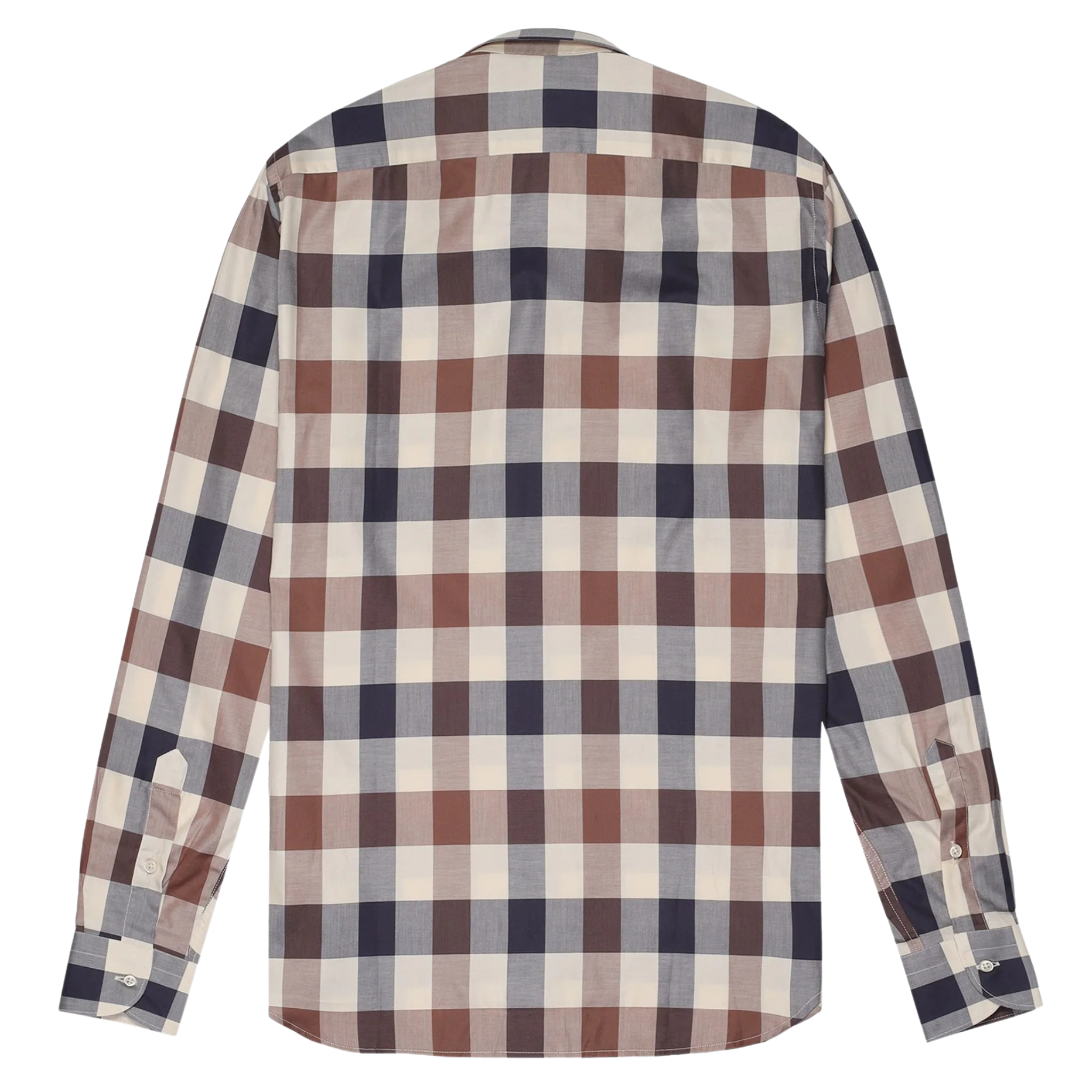 Mens Aquascutum Macro Check Iconic L/s Shirt