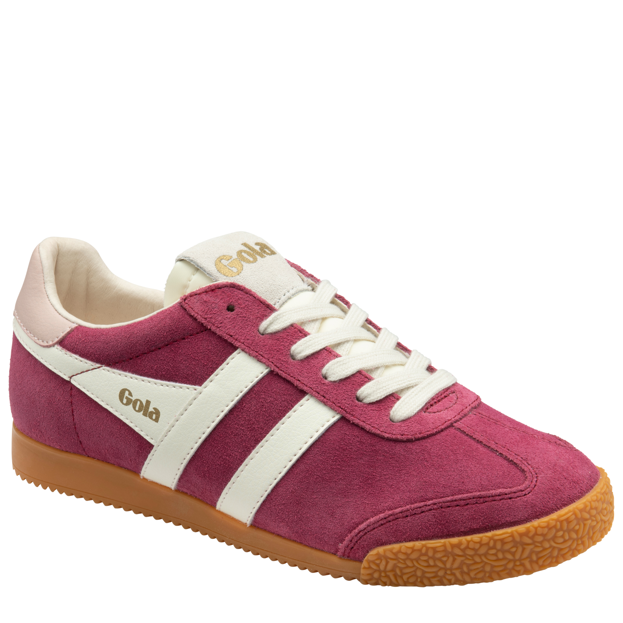 Womens Gola Cerise/Off White/Chalk Pink Elan Trainers