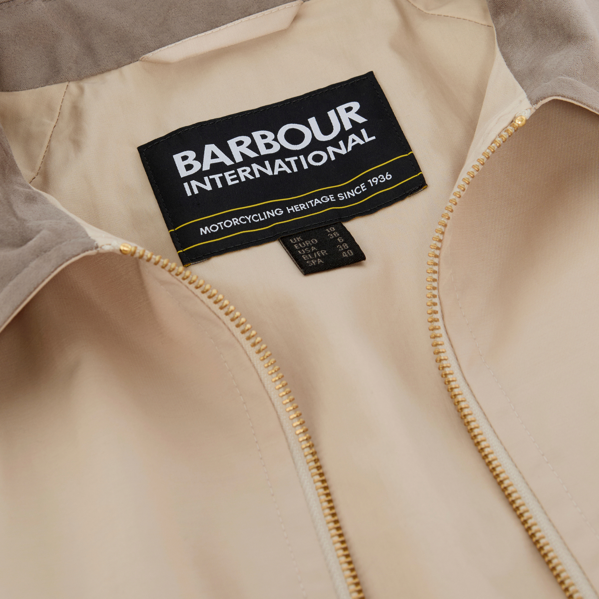 Womens Barbour International Cement Ozara Casual Jacket