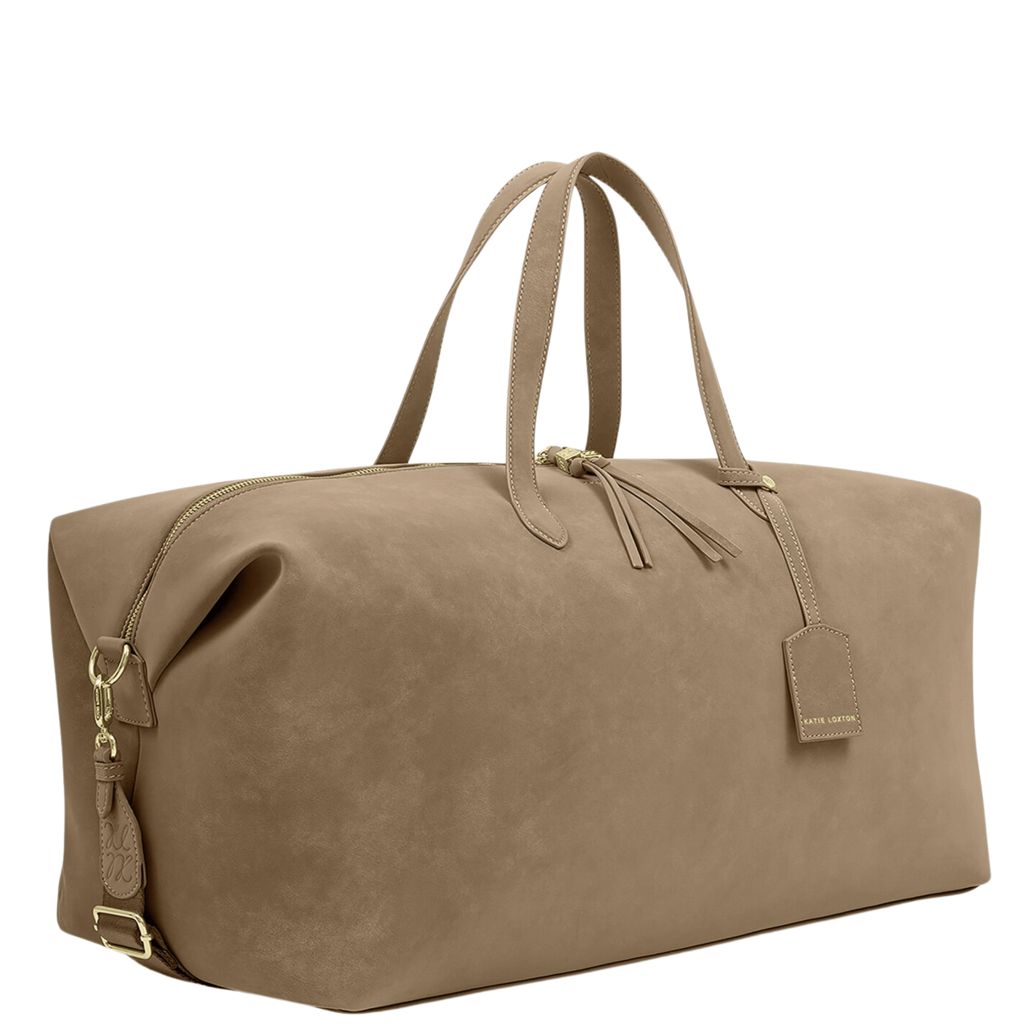 Womens Katie Loxton Taupe Soho Suedette Weekend Bag