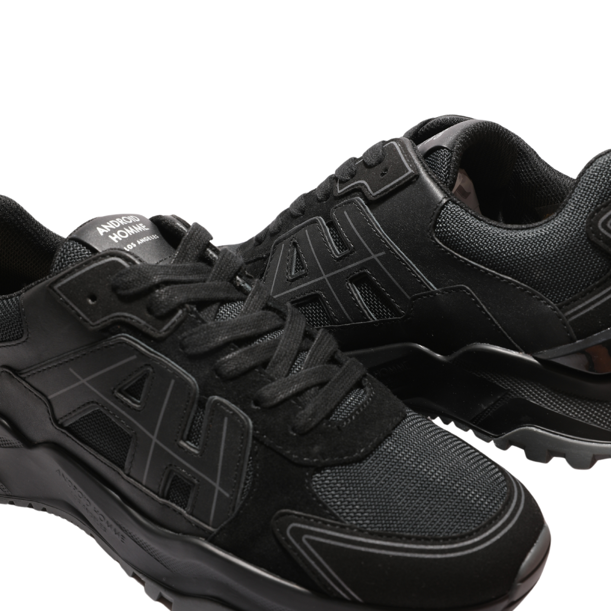 Mens Android Homme Triple Black AH One Trainers