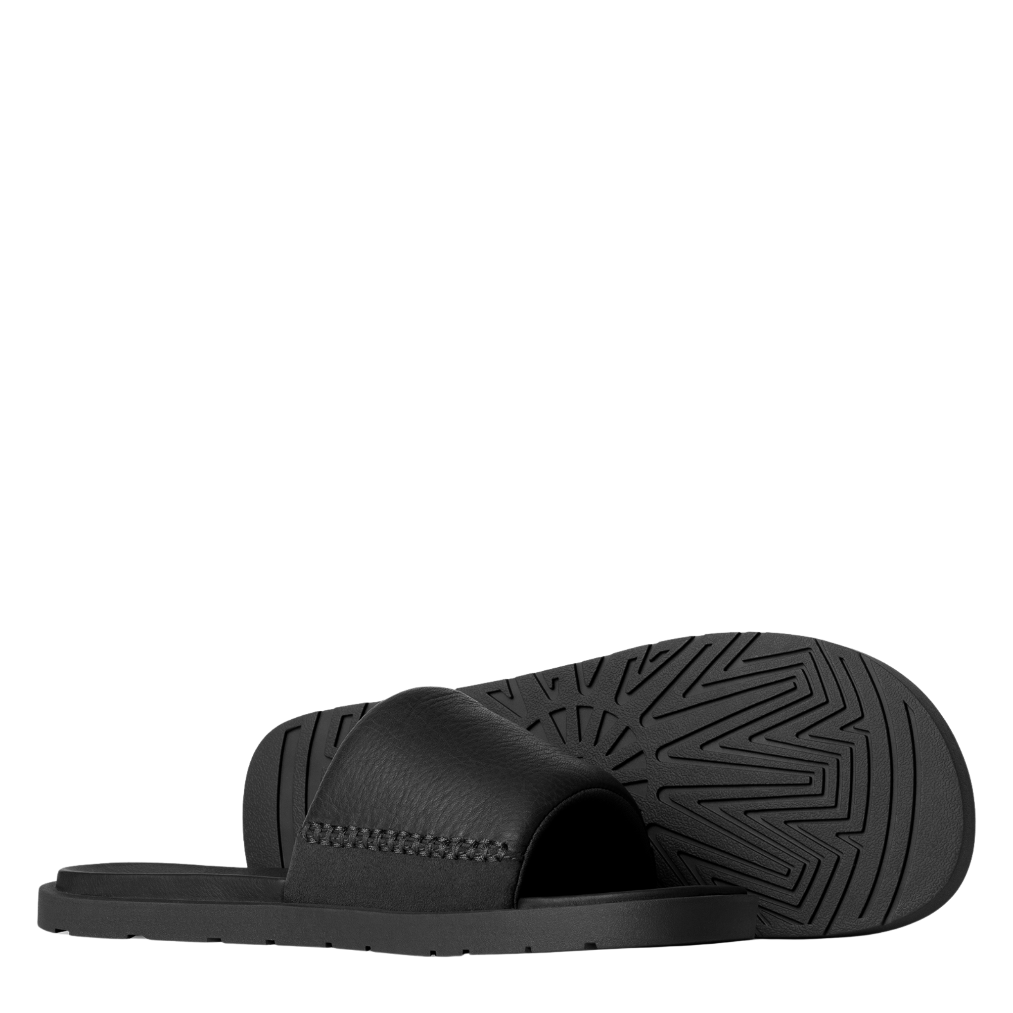 Mens UGG Black Seaside II Slides