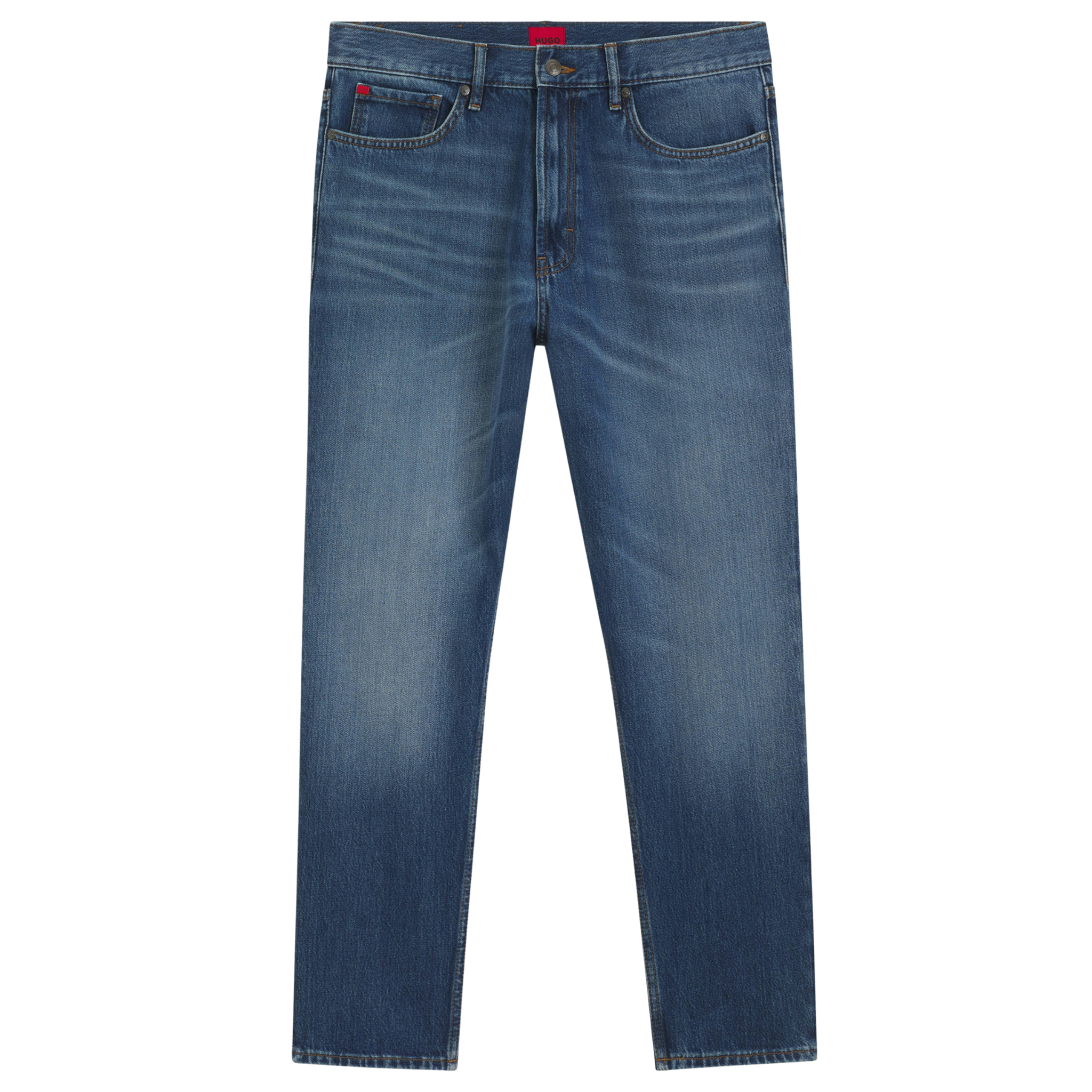 Mens HUGO Dark Blue HUGO 838 Relaxed Fit Jeans
