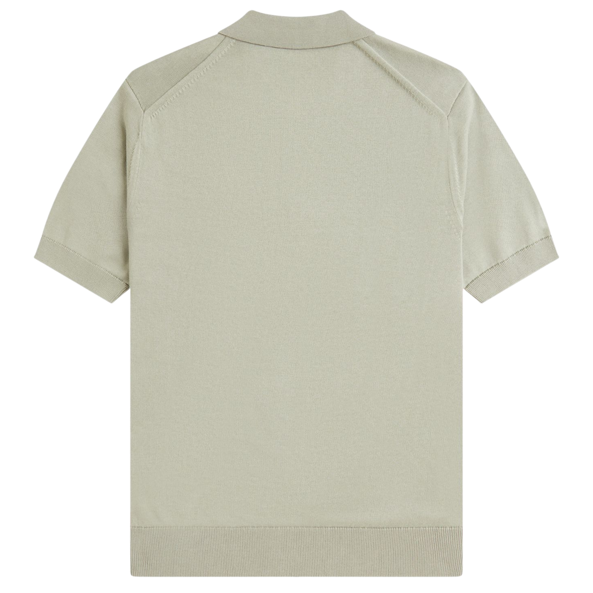 Mens Fred Perry Seagrass Cotton Knitted S/s Polo Shirt