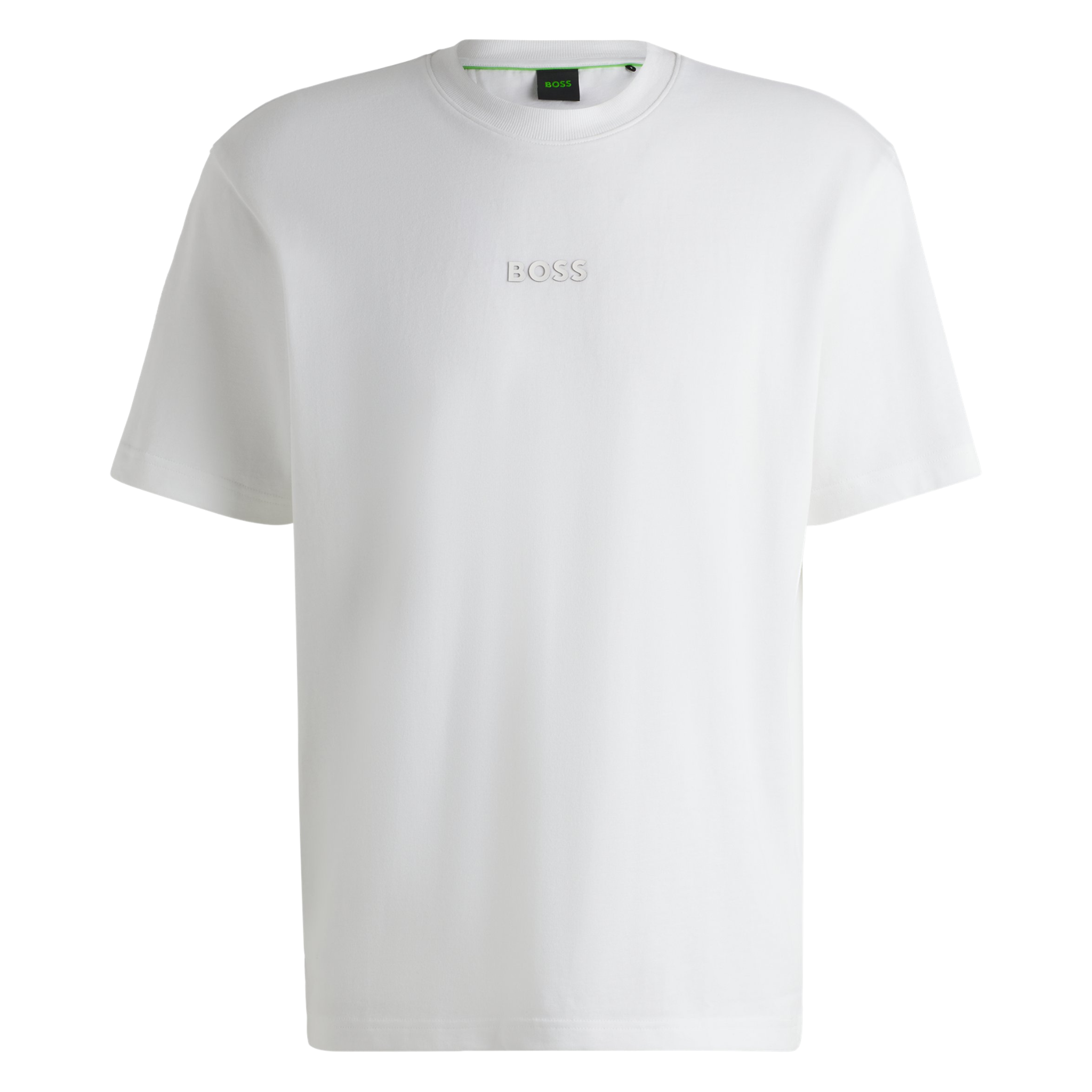 Mens BOSS White Tee 10 S/s T Shirt