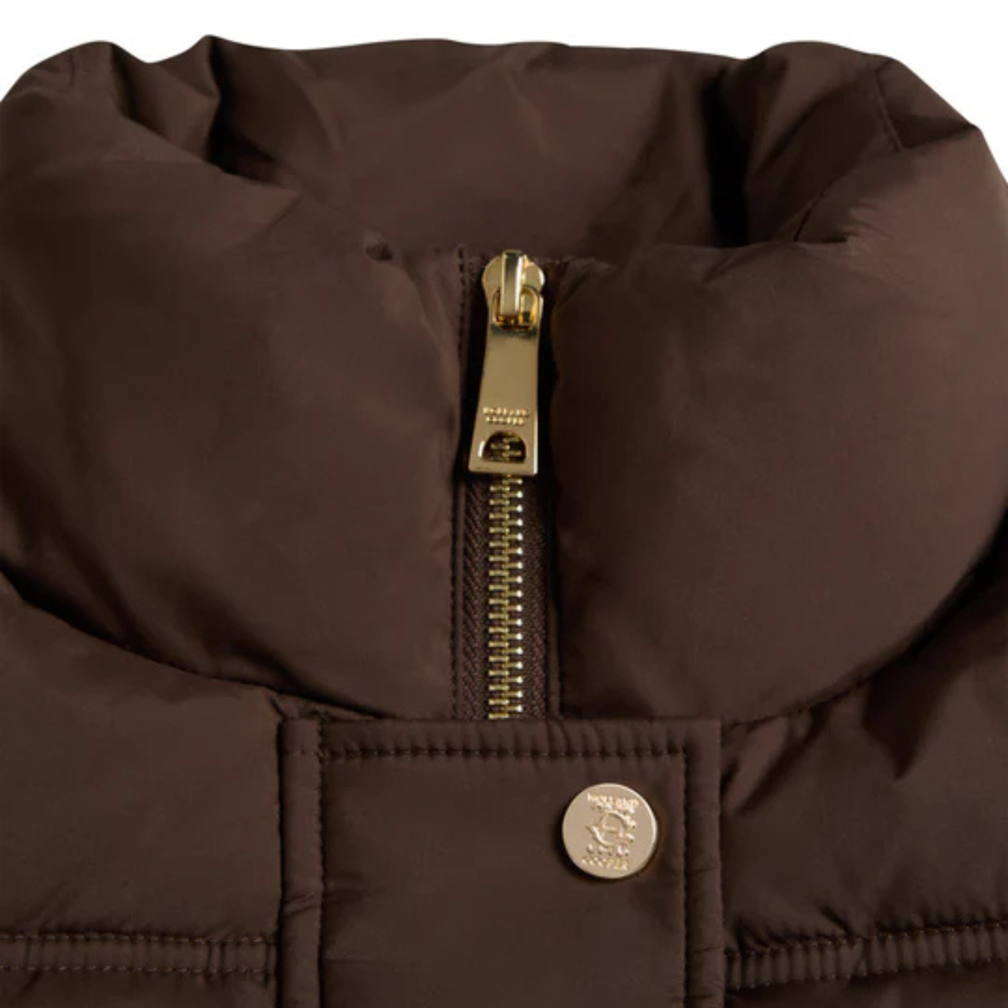 Womens Holland Cooper Chocolate Milton Padded Jacket