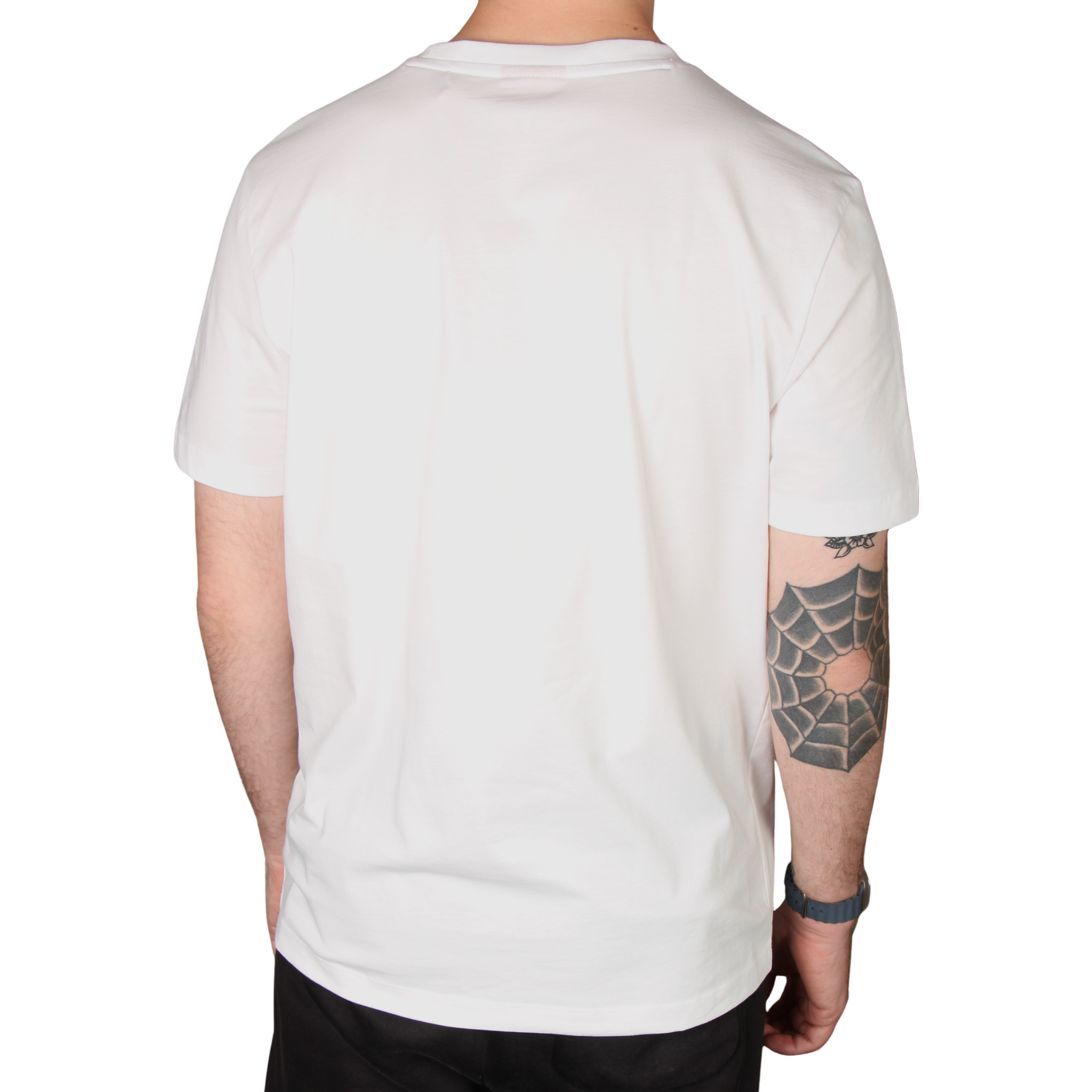 Mens HUGO White Diflow S/s T Shirt