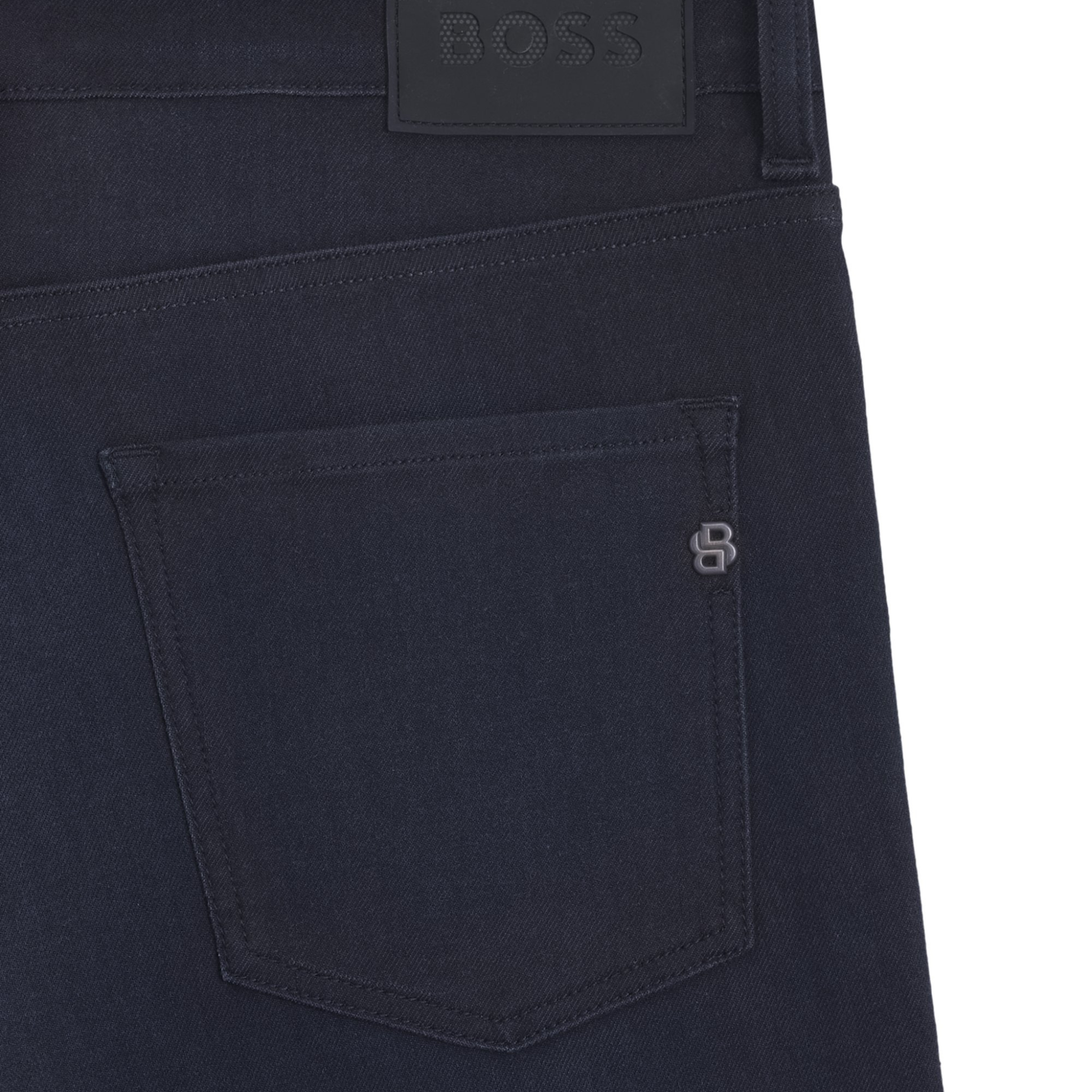Mens BOSS Dark Blue P-Delaware Slim Fit Jeans