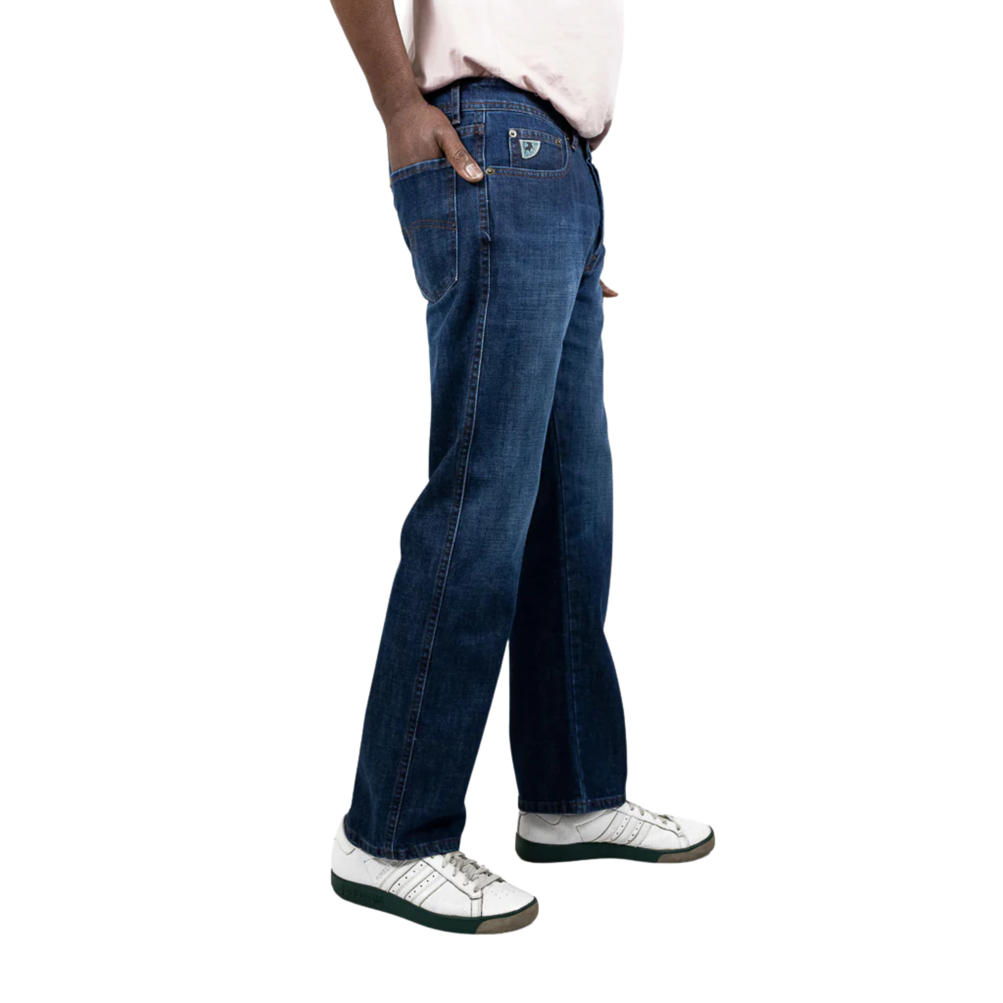 Mens Lois Dark Stone Wash Marvin Regular Fit Jeans