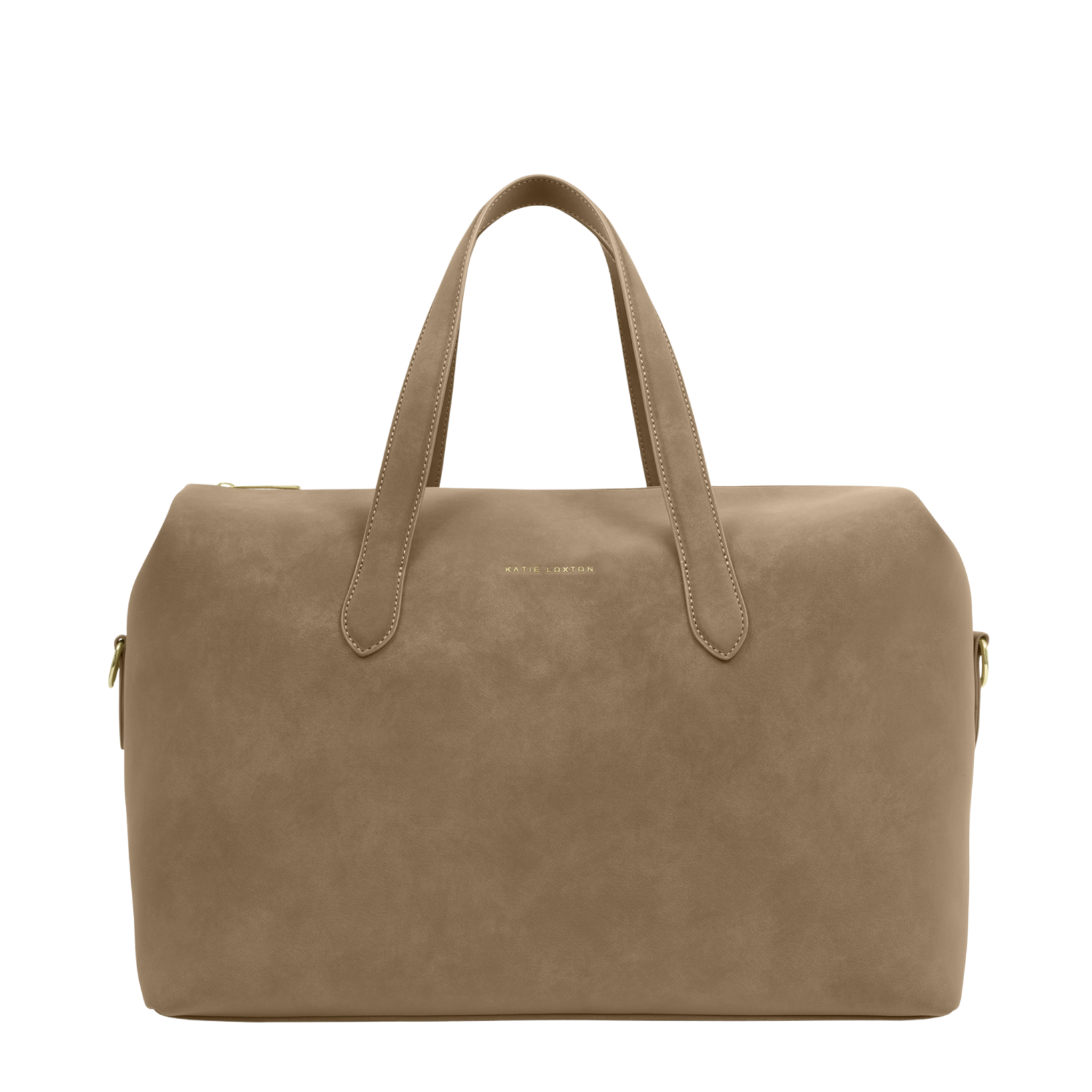 Womens Katie Loxton Taupe Suedette Milan Cabin Bag