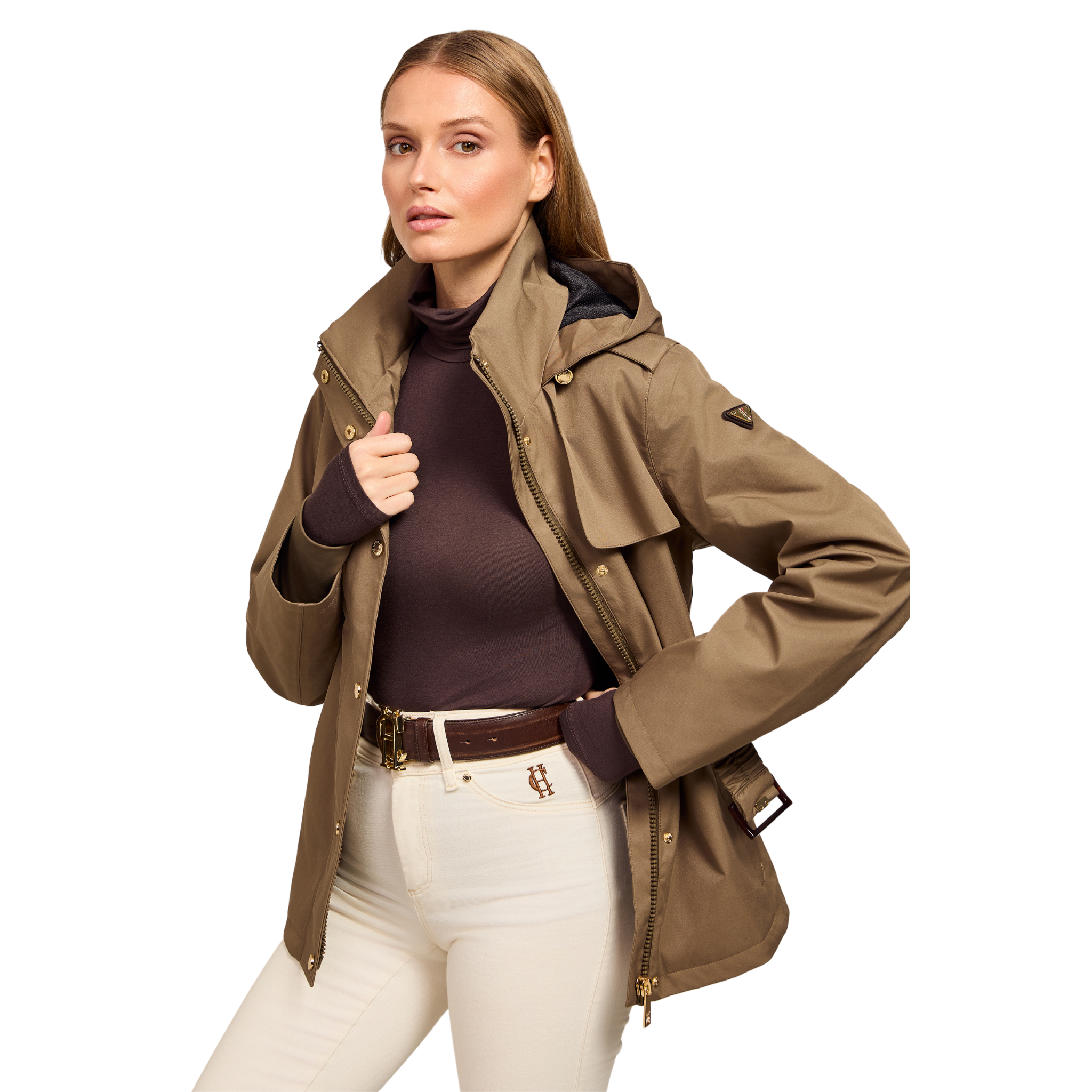 Womens Holland Cooper Mink Rosedale Waterproof Jacket