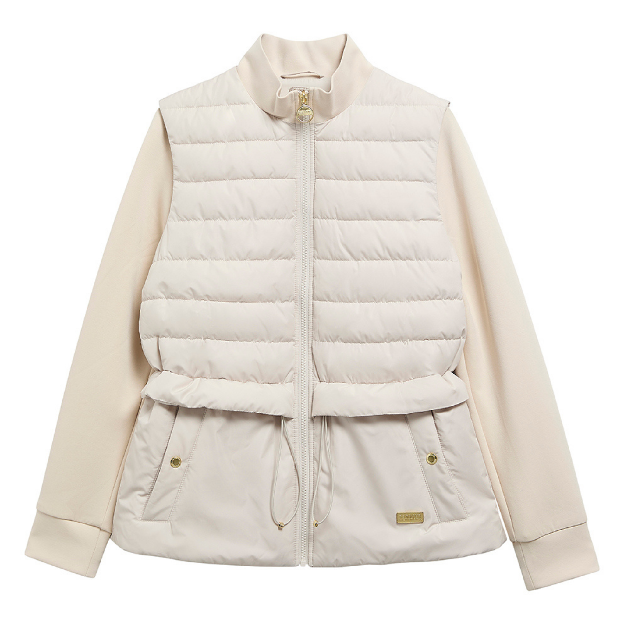 Womens Barbour International Moonbeam Ari Quilted Sweat Jacket