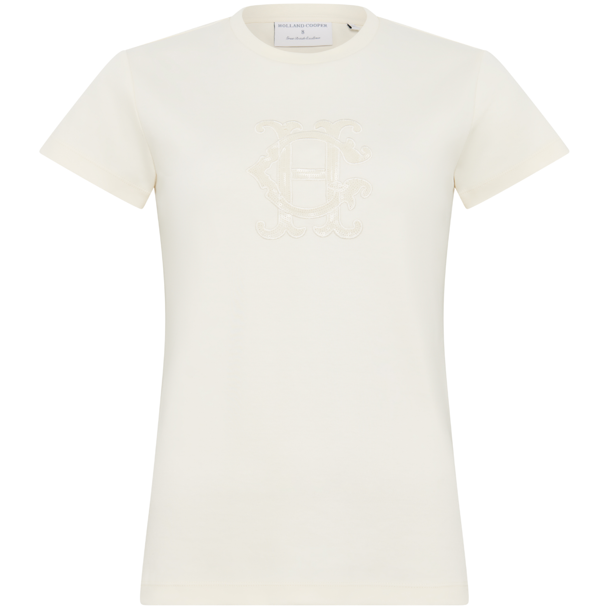 Womens Holland Cooper Ecru HC Motif S/s T Shirt