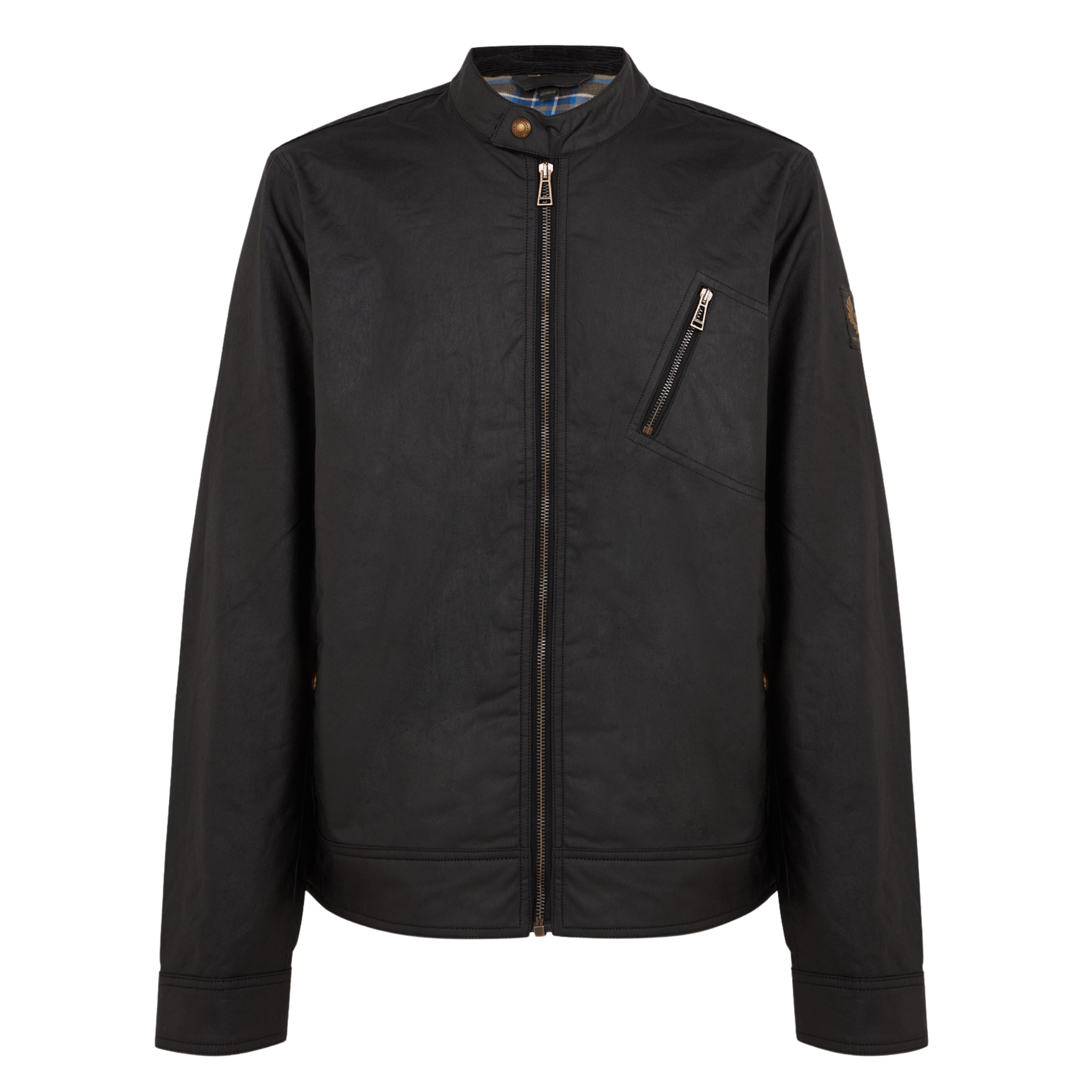 Mens Belstaff Black Sideline Waxed Cotton Jacket