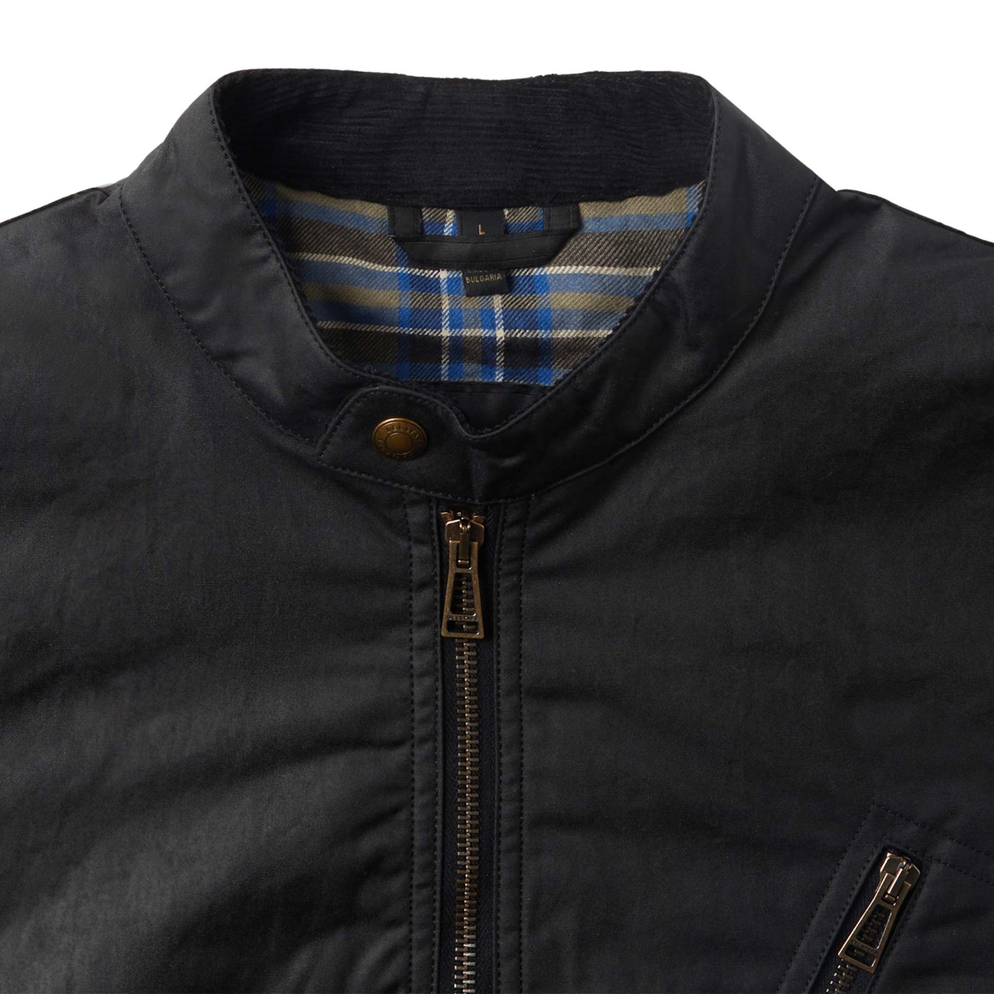 Mens Belstaff Black Sideline Waxed Cotton Jacket