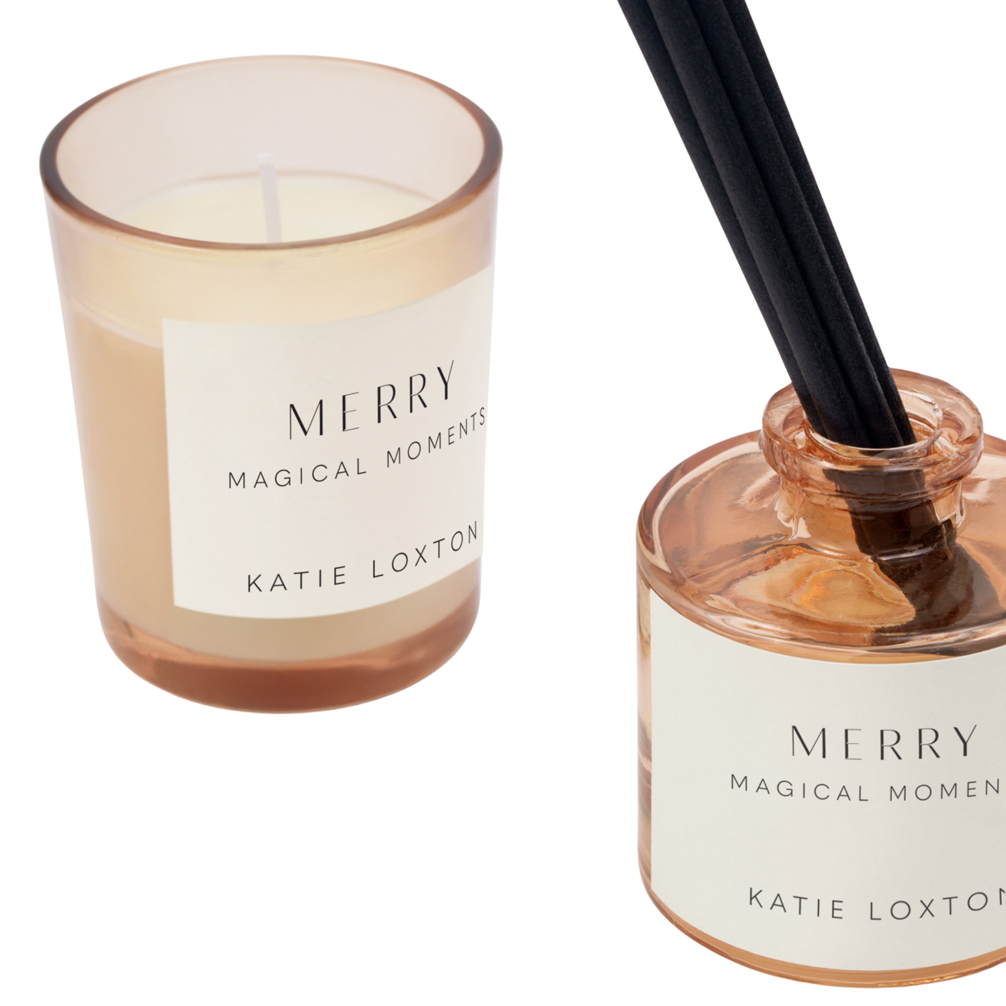 Womens Katie Loxton So Very Merry Mini Votive & Reed Diffuser Gift Set