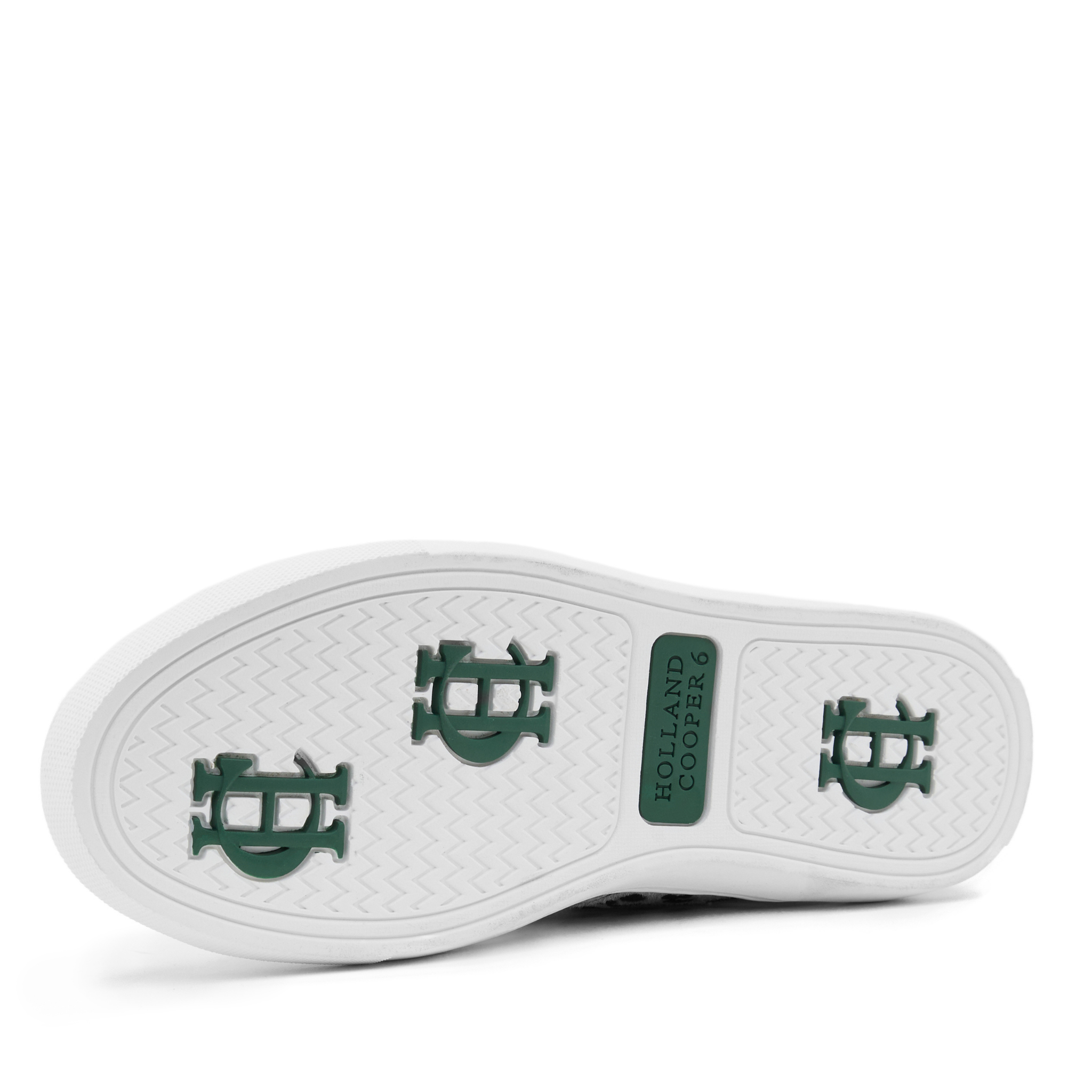 Womens Holland Cooper White Knightsbridge Court Trainers