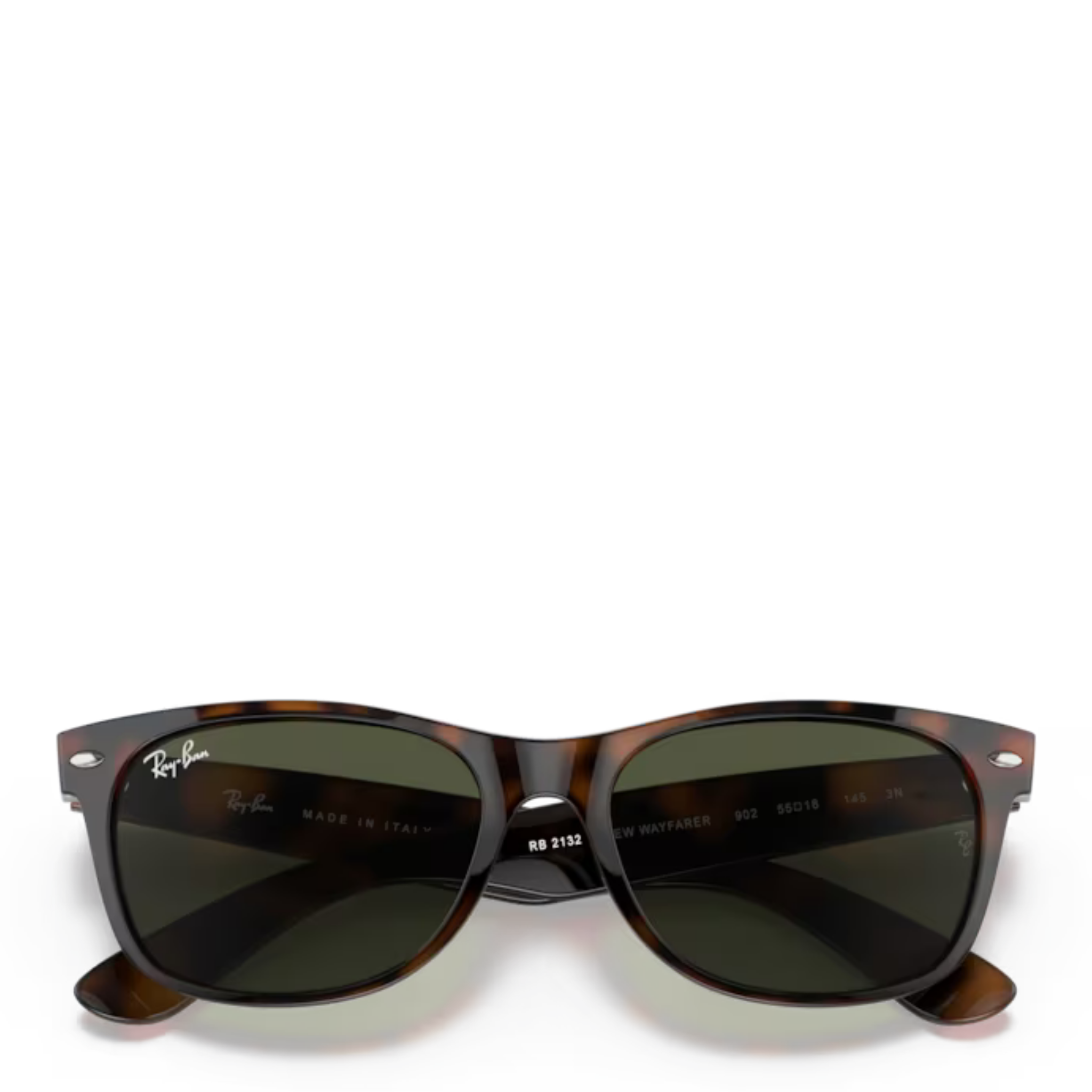 Womens Ray-Ban 902 Tortoise RB2132 New Wayfarer Sunglasses