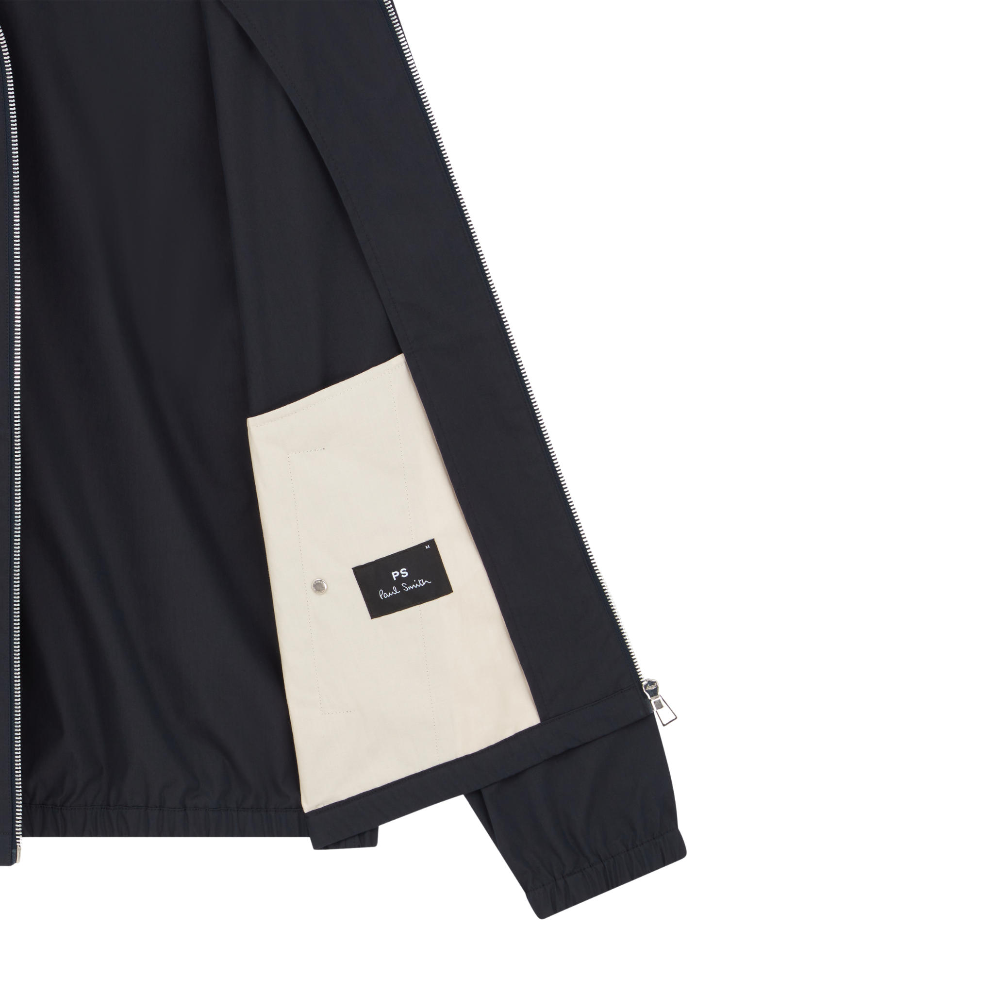 Mens Paul Smith Navy Coach Zip Jacket