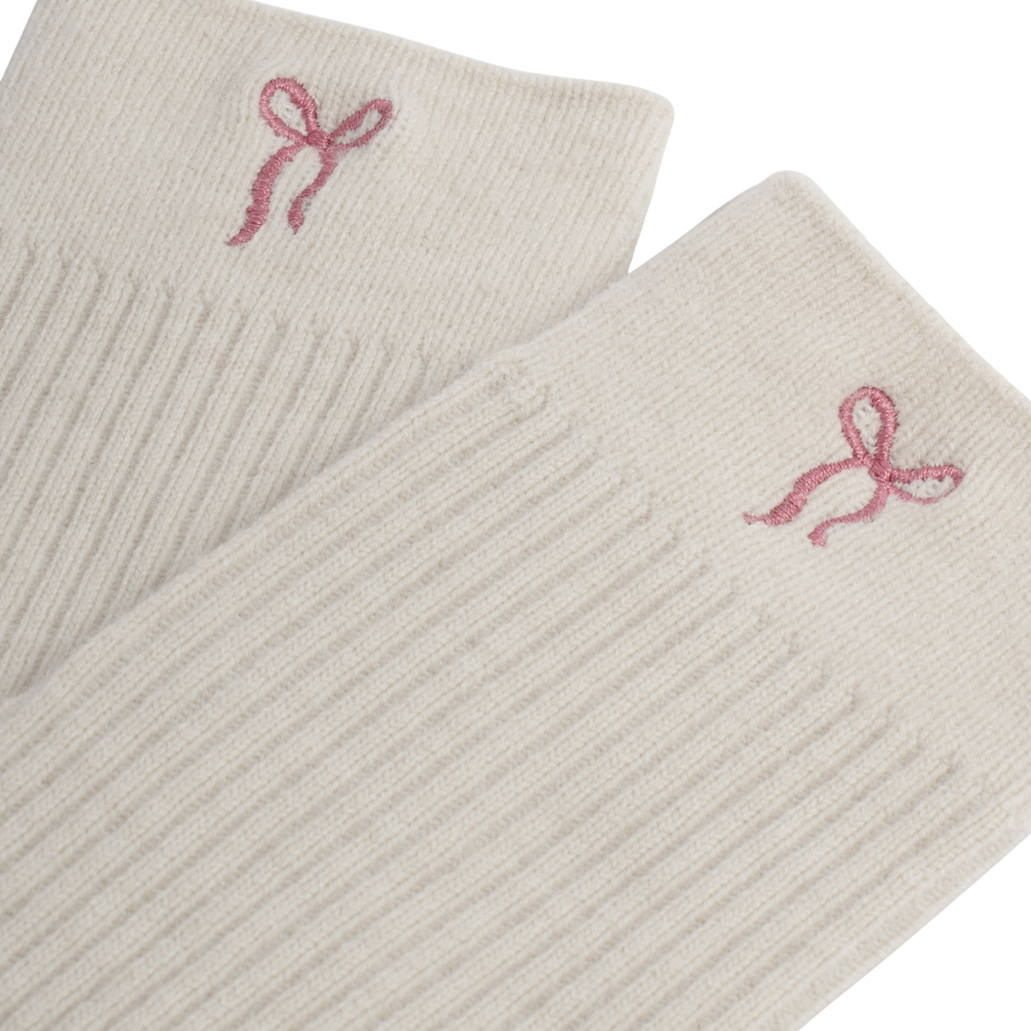 Womens Katie Loxton Off White Bow Gift Boxed Socks