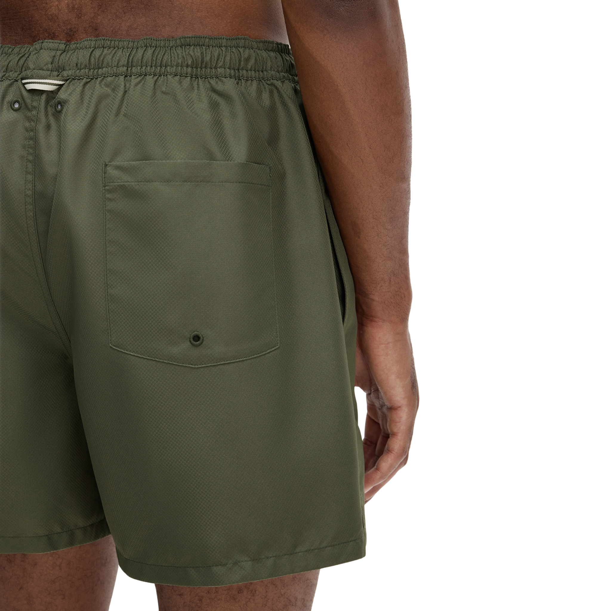 Mens Fred Perry Laurel Wreath Green Swim Shorts