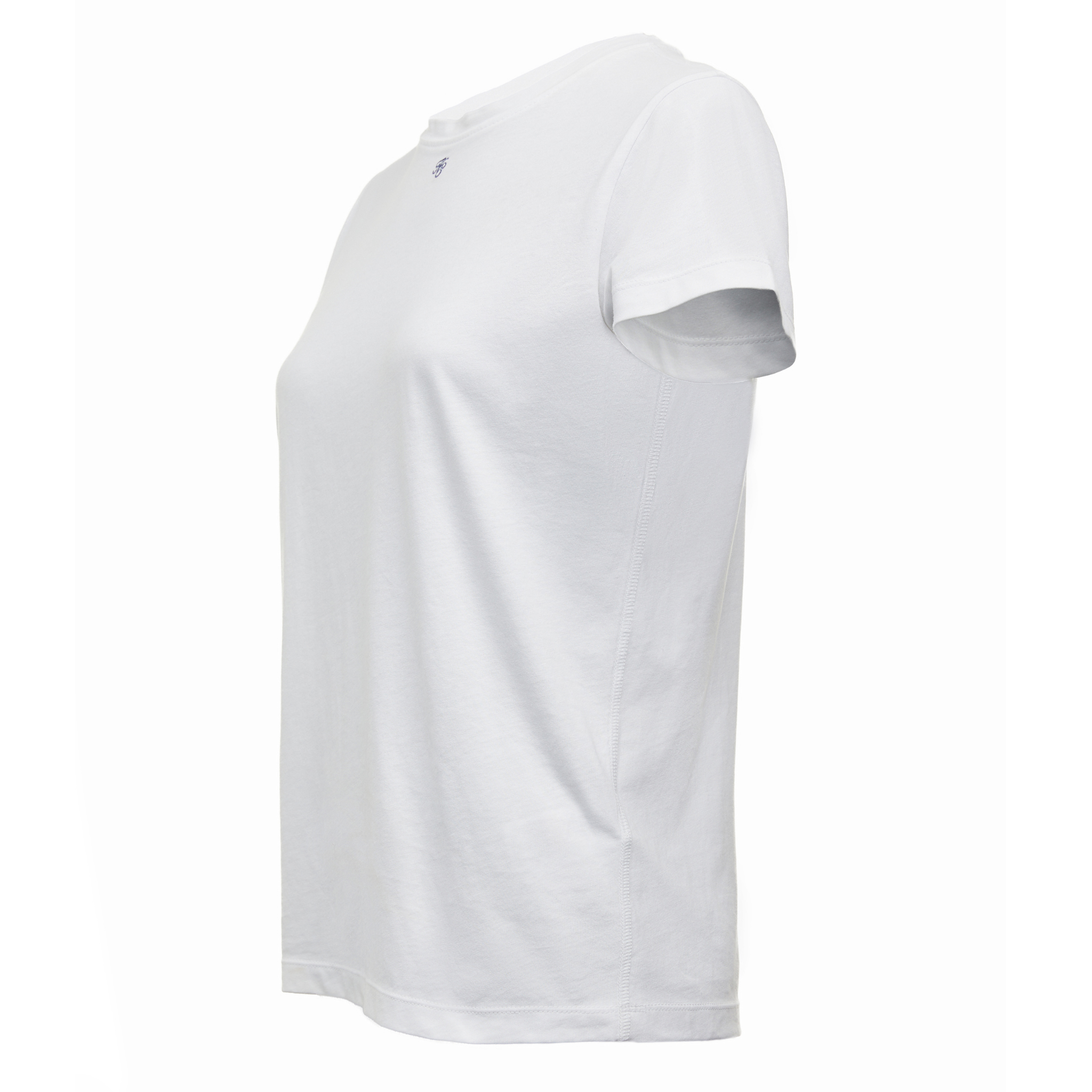 Womens Holland Cooper White Monogram Tee