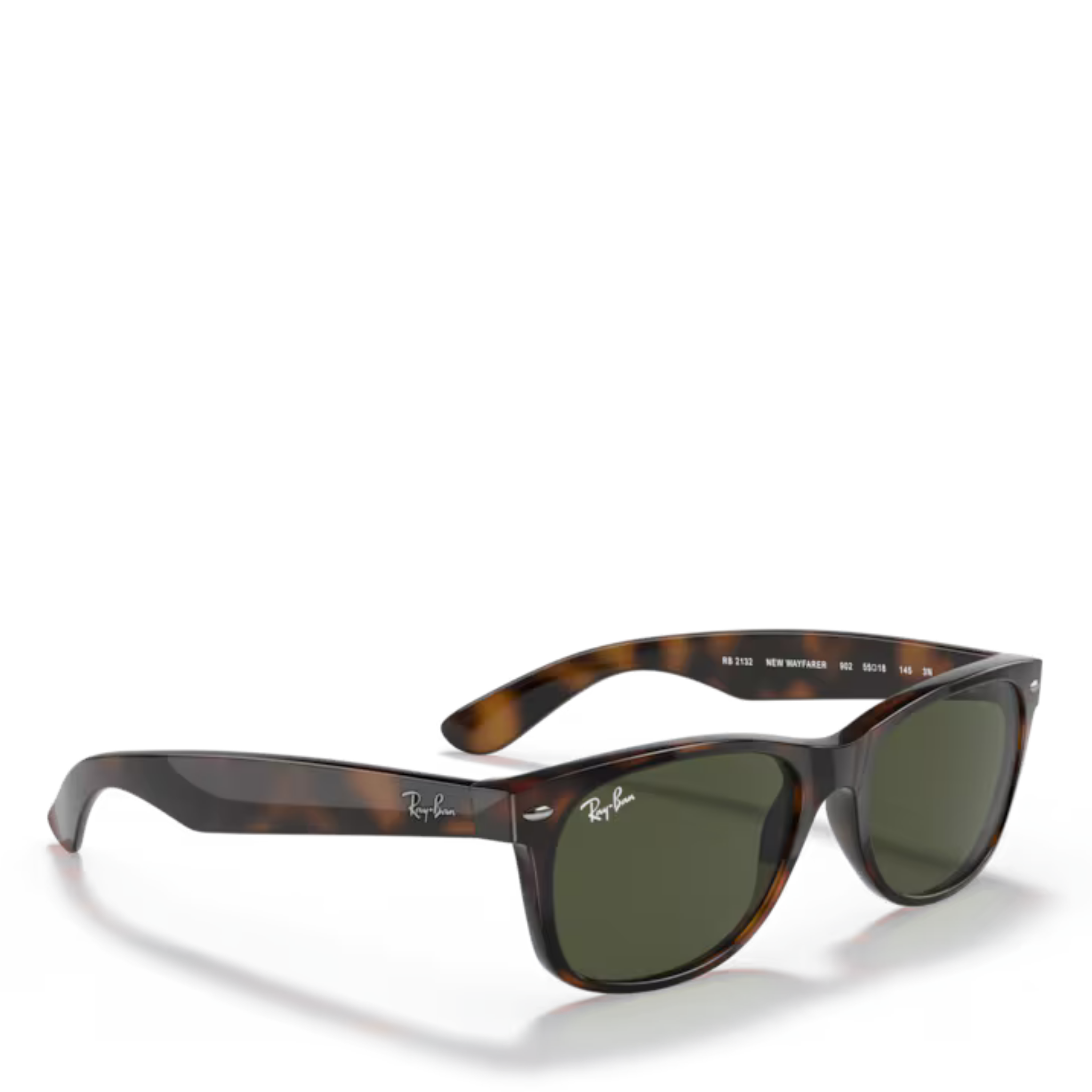 Womens Ray-Ban 902 Tortoise RB2132 New Wayfarer Sunglasses