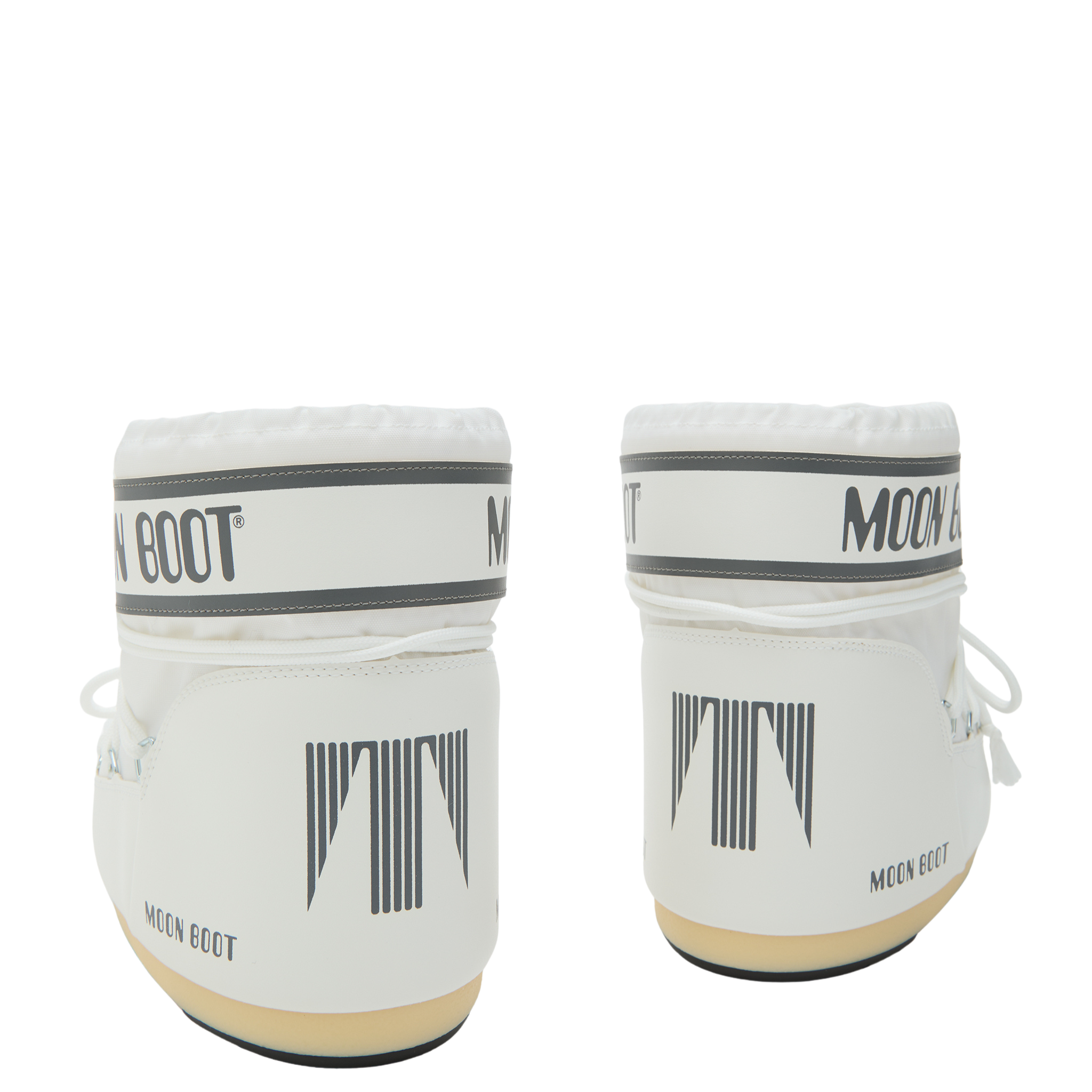 Womens Moon Boot White Mono Icon Low Nylon Boots