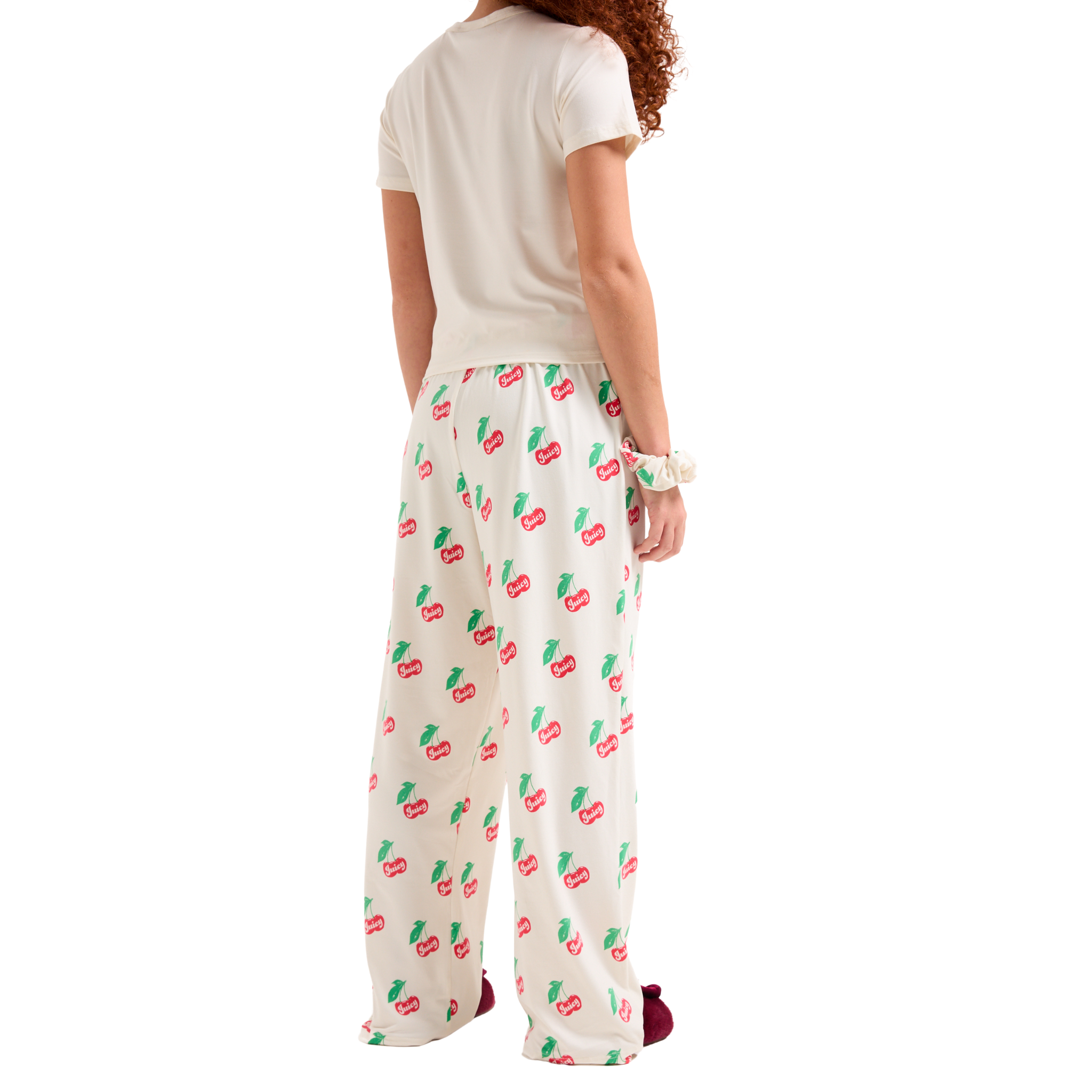 Womens Juicy Couture Sugar Swizzle Cherry S/s Pyjama Set