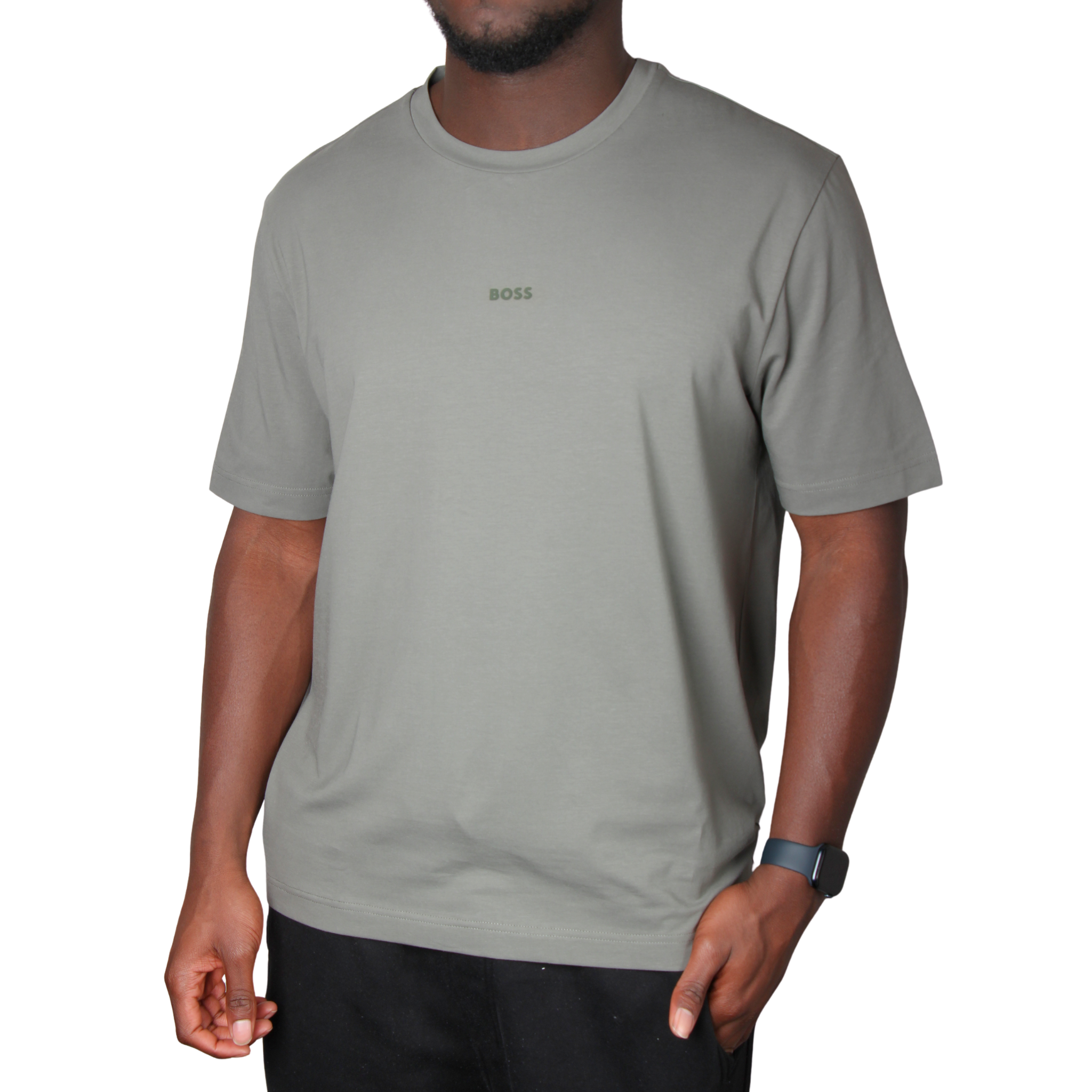 Mens BOSS Open Grey Tales S/s T Shirt