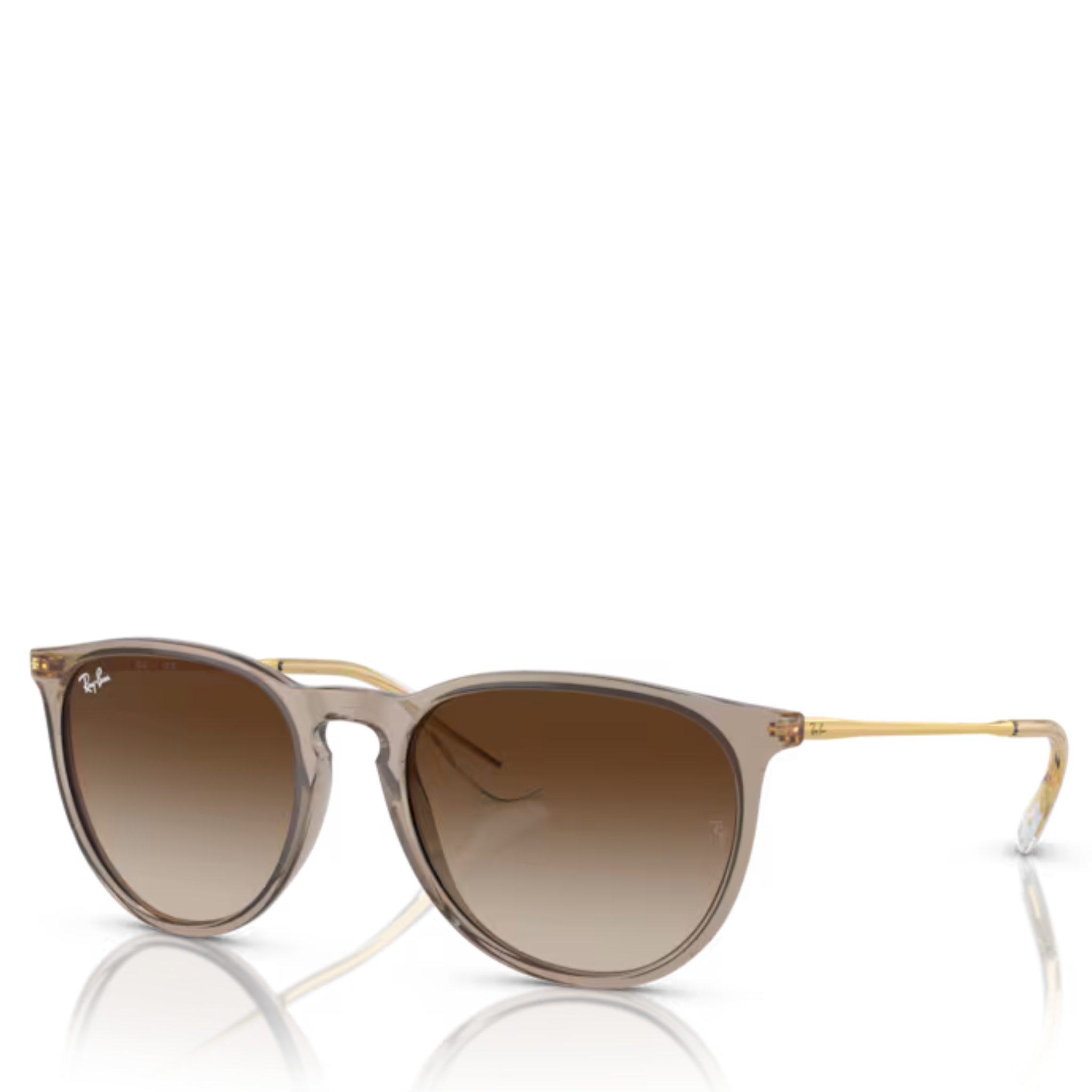 Womens Ray-Ban 674413 Transparent Light Brown RB4171 Erika Sunglasses