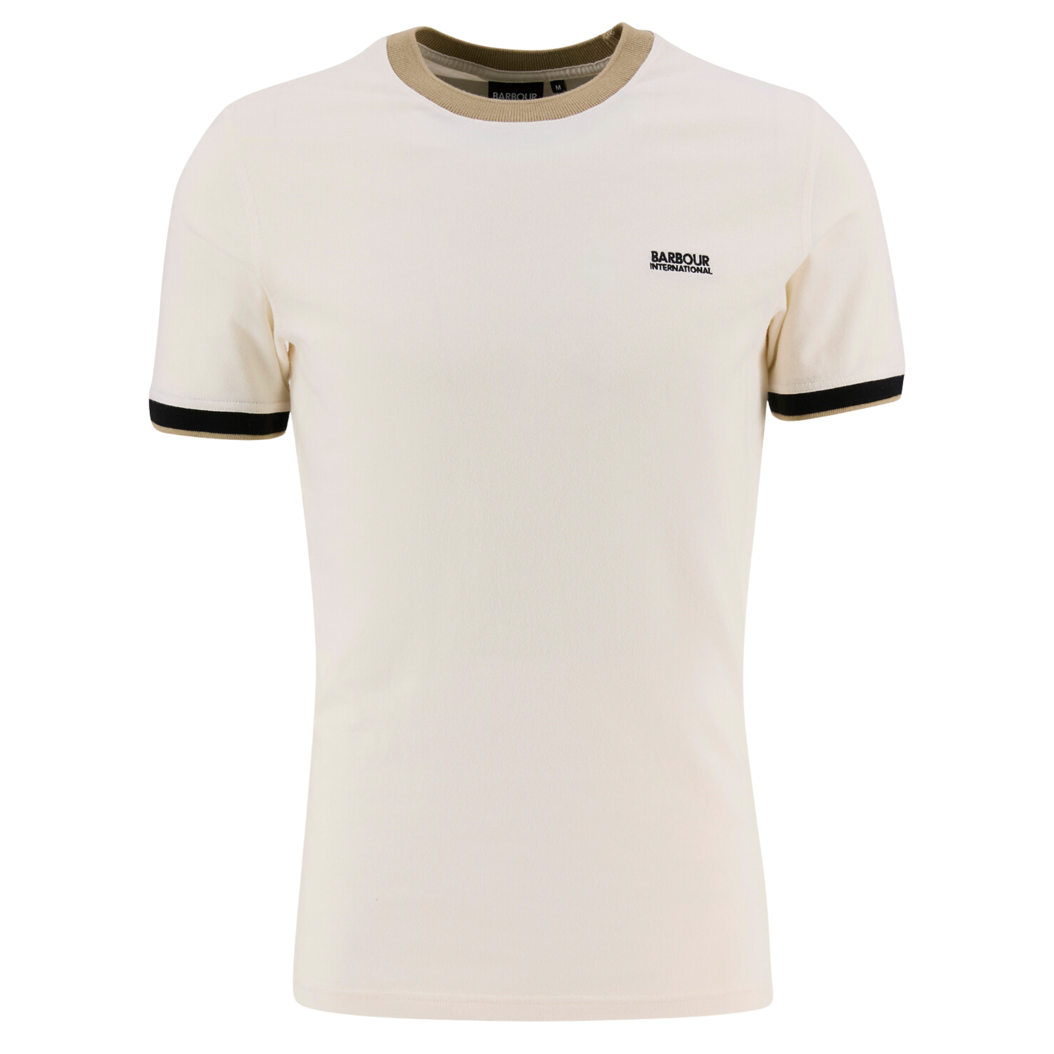 Mens Barbour International Whisper White Howall S/s T Shirt