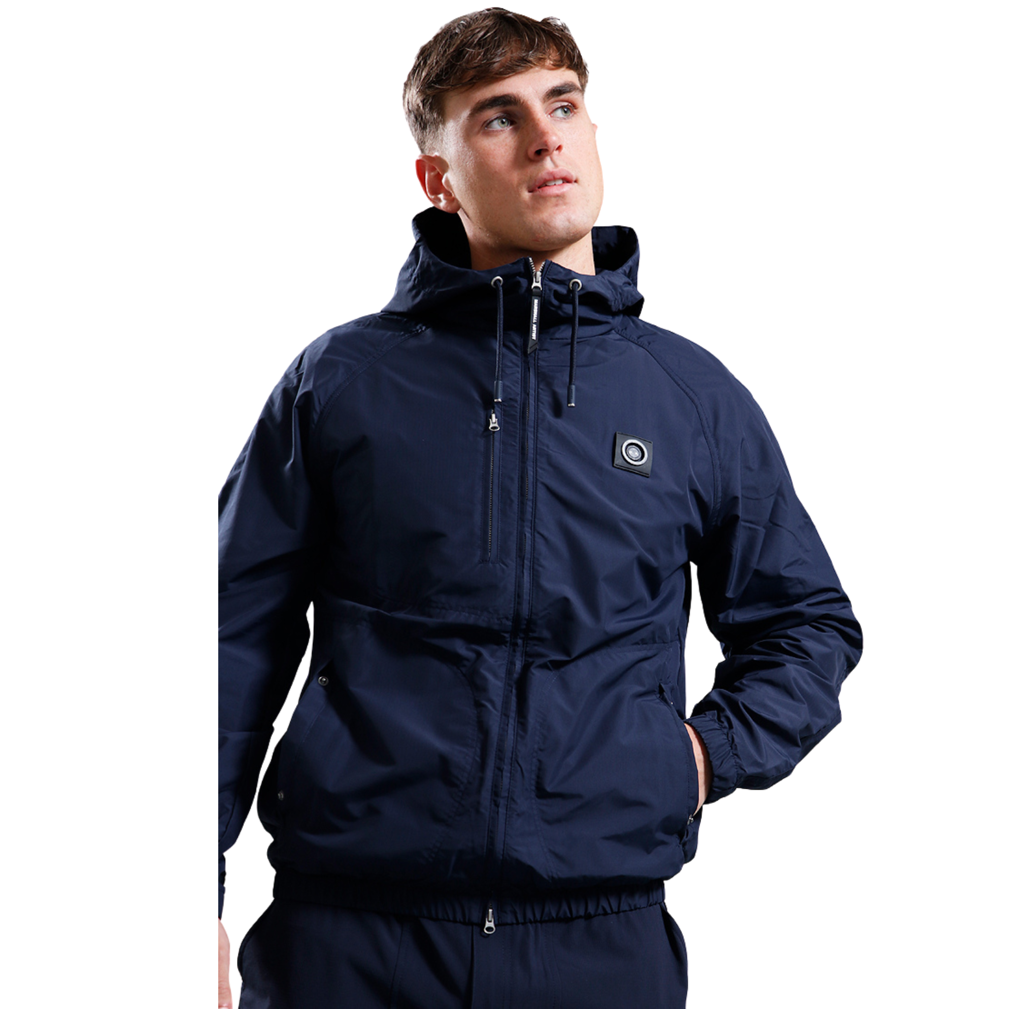 Mens Marshall Artist Navy Fairfax Jacket