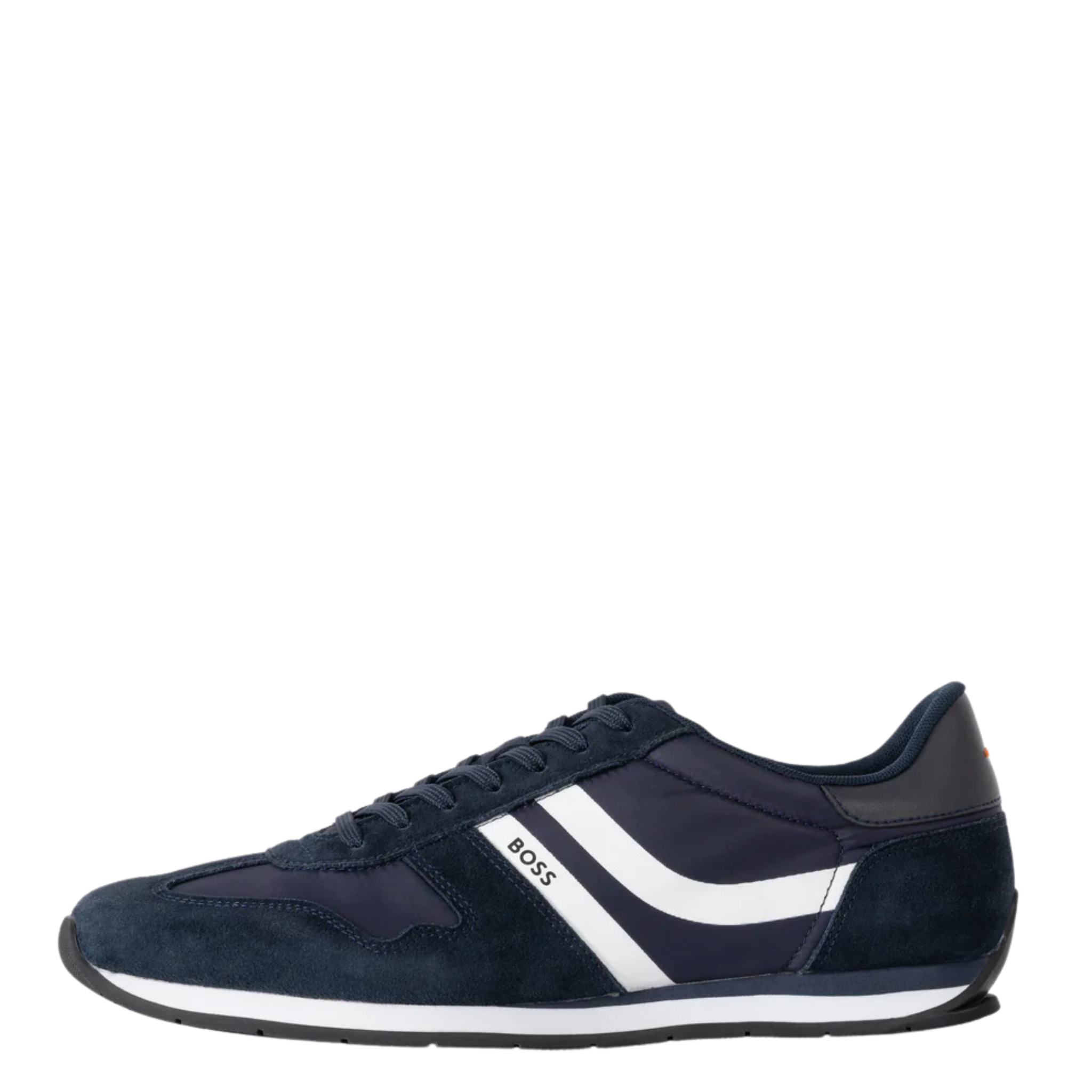 Mens BOSS Dark Blue Levon_Runn Trainers