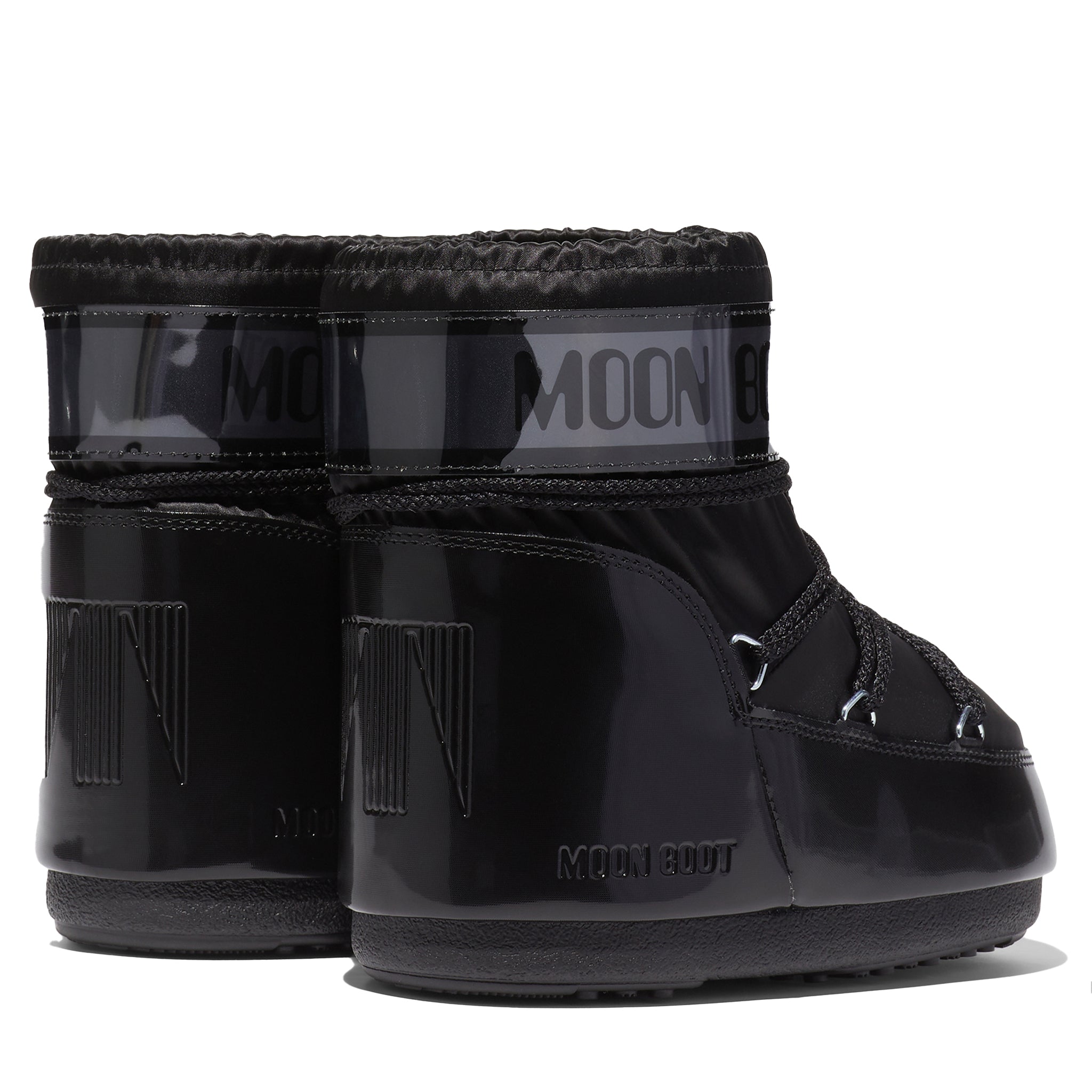 Womens Moon Boot Black Icon Low Glance Boots