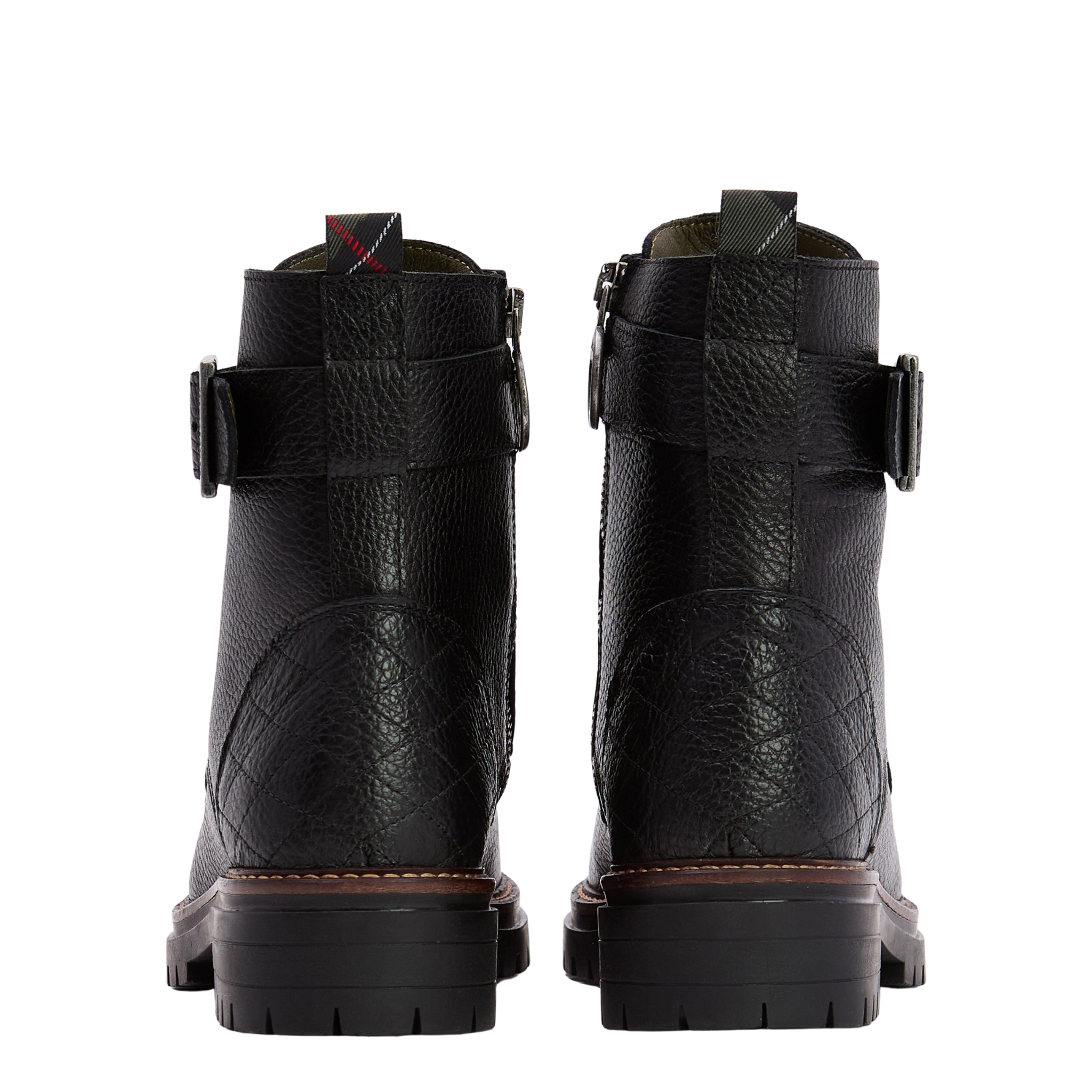 Womens Barbour Black Heidi Lace Up Boots