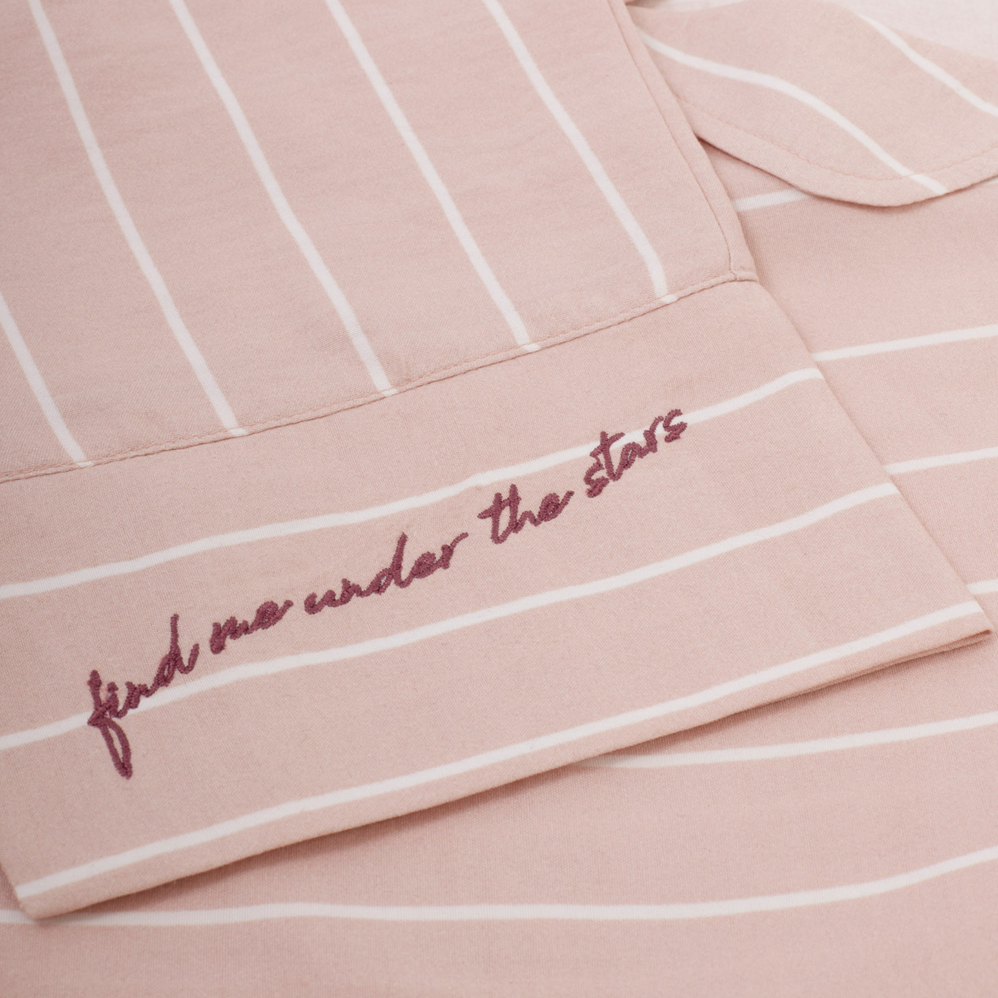 Womens Katie Loxton Pink/White/Stripe Print Gift Boxed Pyjama Set