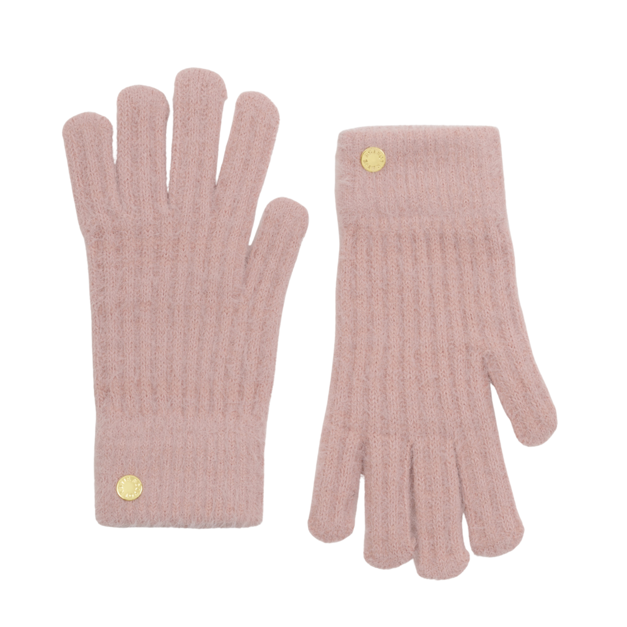 Womens Katie Loxton Pink Gift Boxed Soft Knit Gloves