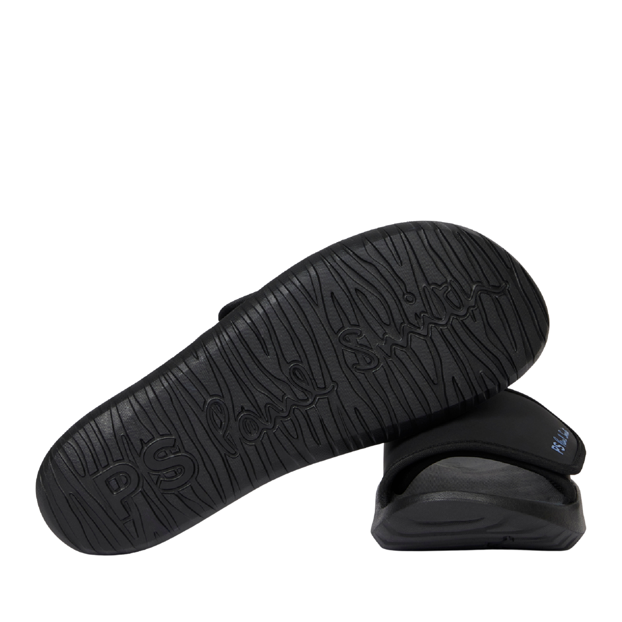 Mens Paul Smith Black Chiba Premium Velcro Slides