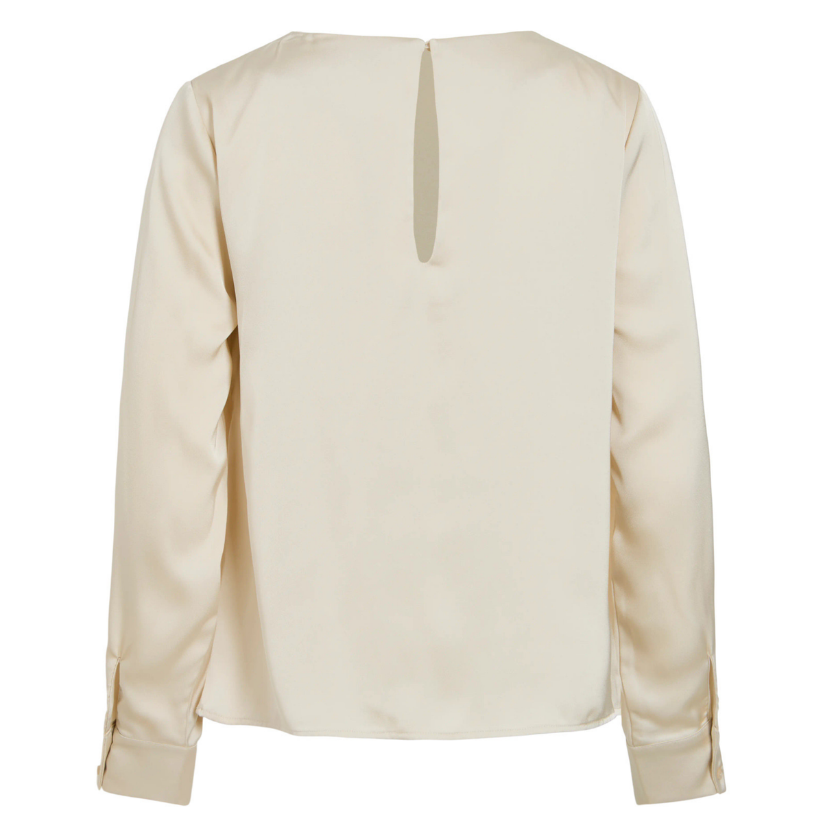 Womens Vila Birch Vifreja Waterfall Satin L/s Top