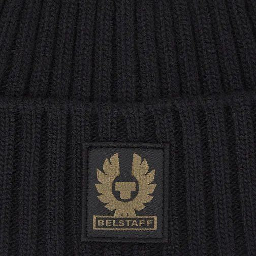 Mens Belstaff Black Watch Beanie Hat