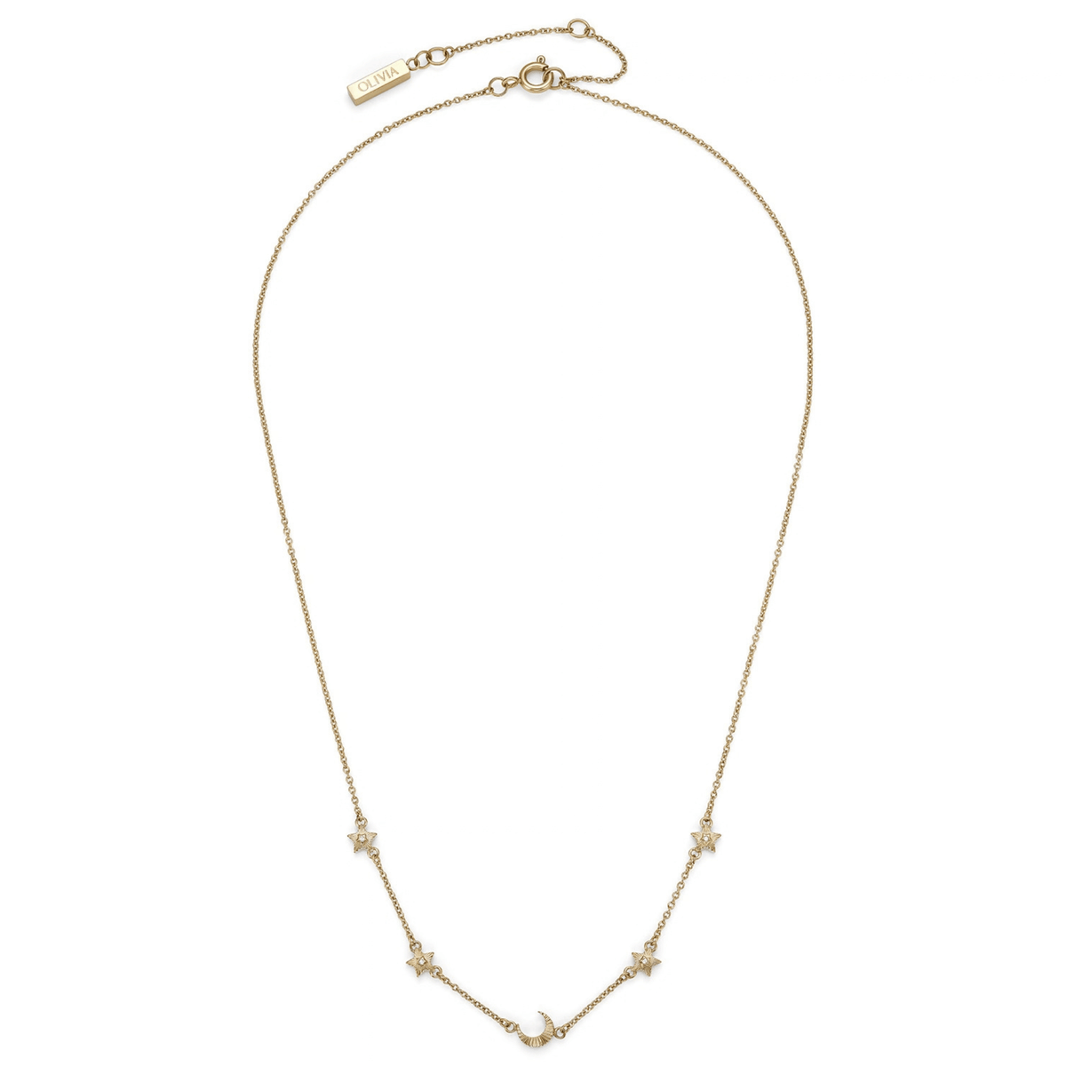 Womens Olivia Burton Gold Celestial Chain Necklace