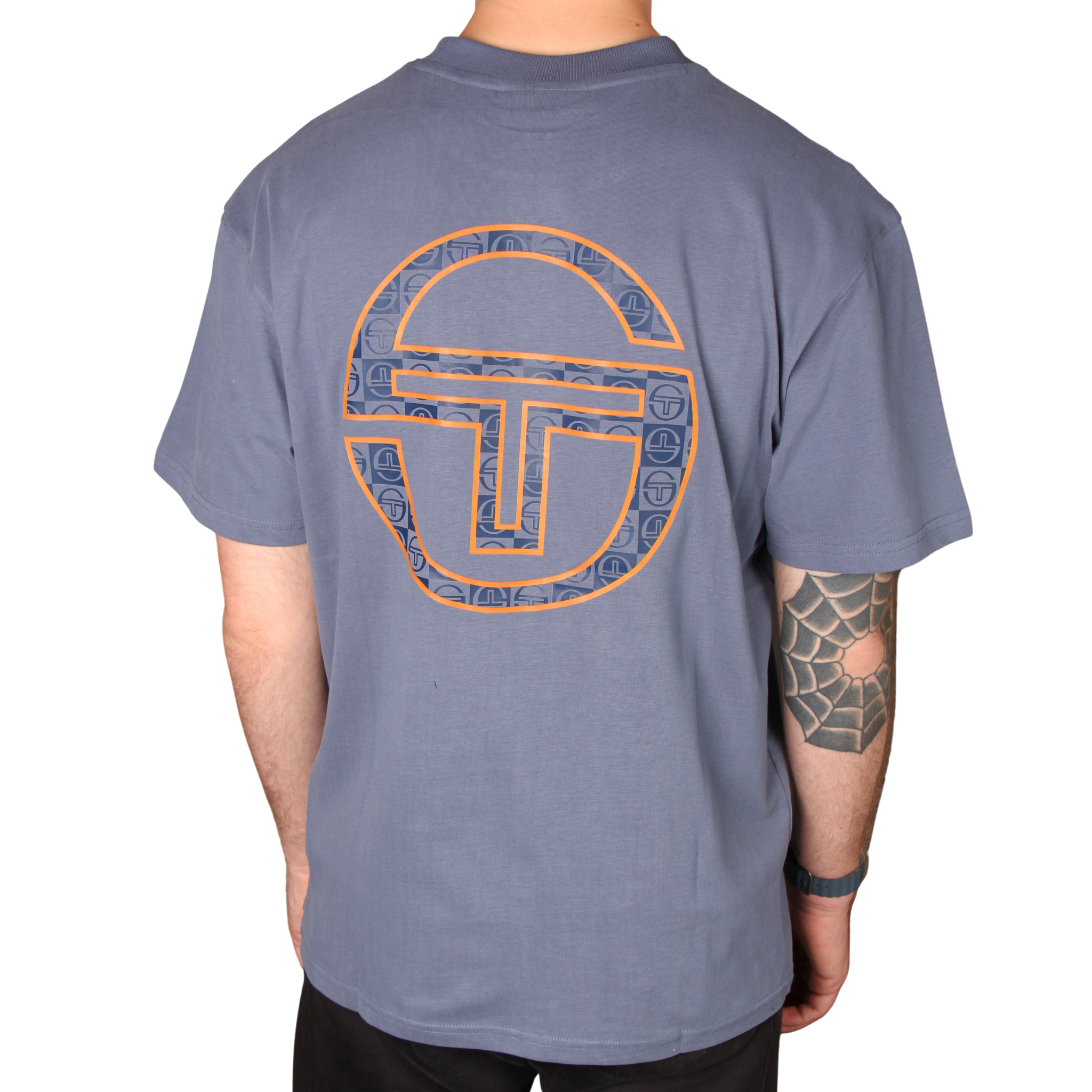 Mens Sergio Tacchini Vintage Indigo Trento S/s T Shirt