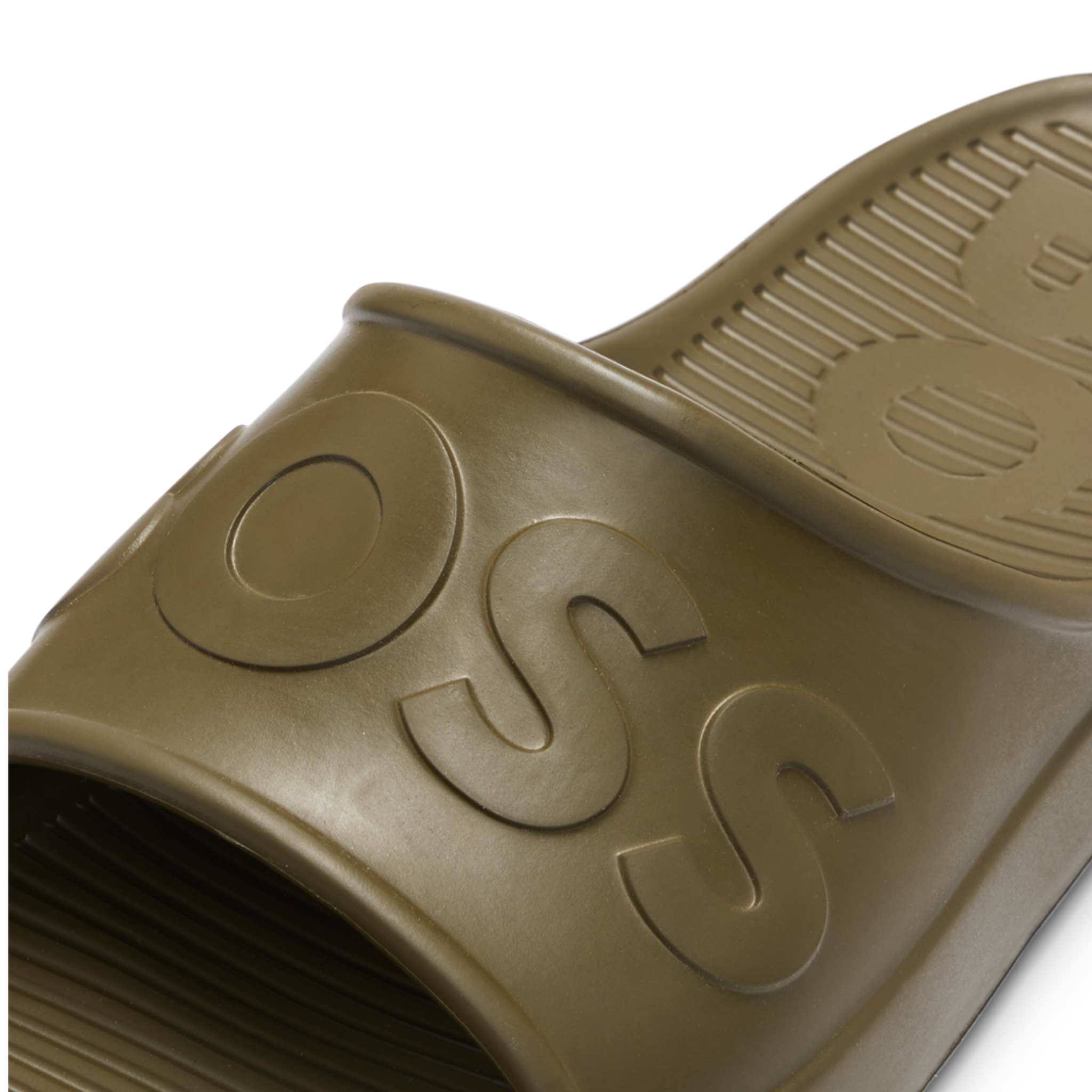 Mens BOSS Green Darian Slides