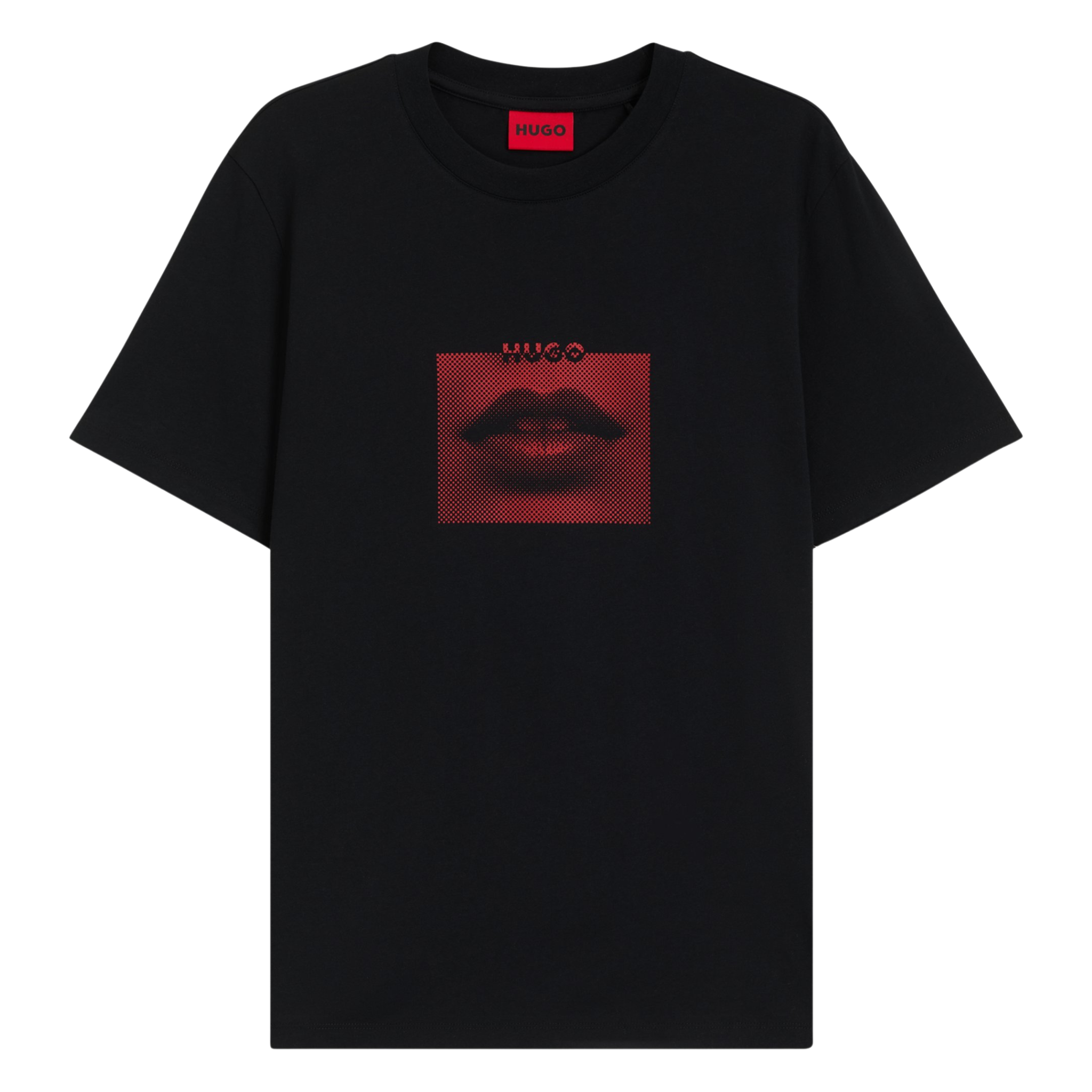 Mens HUGO Black Deterni S/s T Shirt