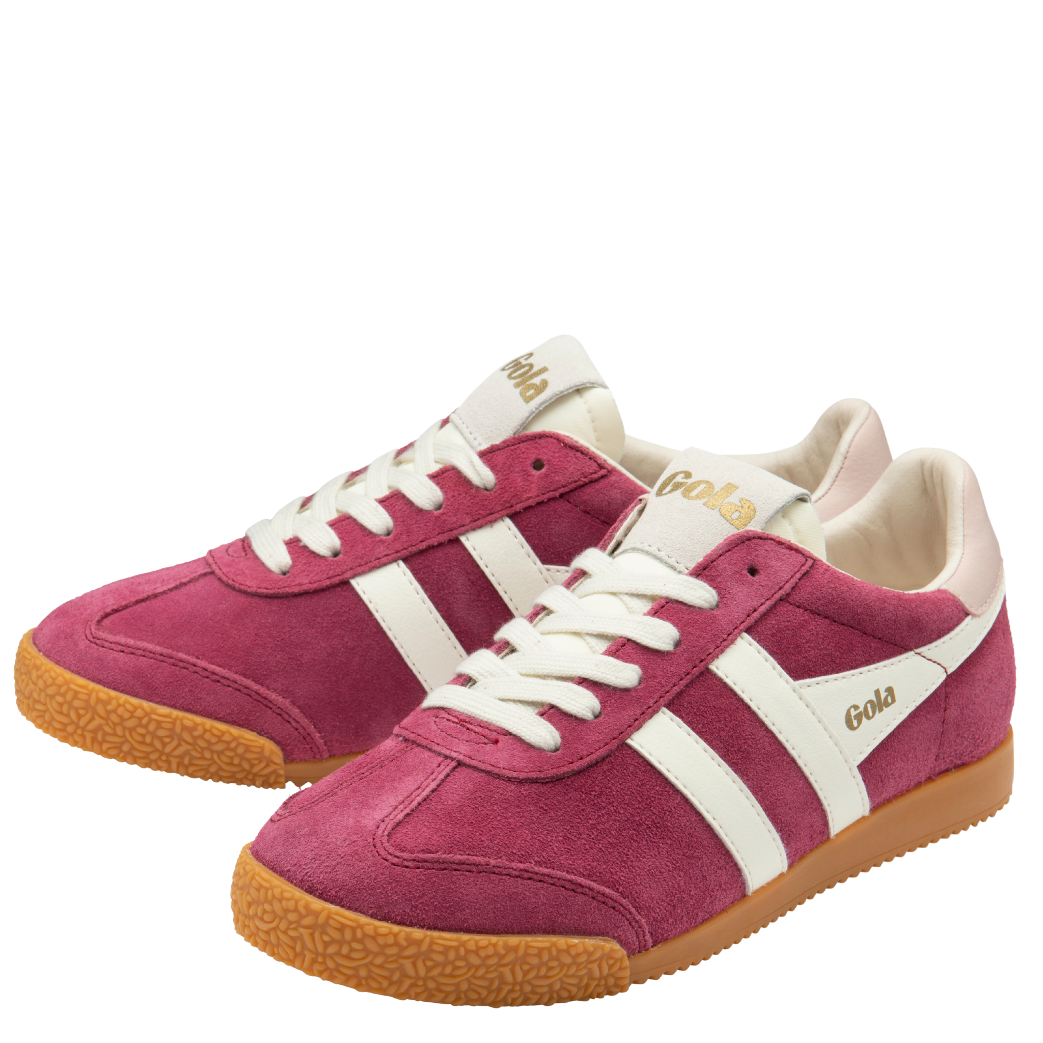 Womens Gola Cerise/Off White/Chalk Pink Elan Trainers