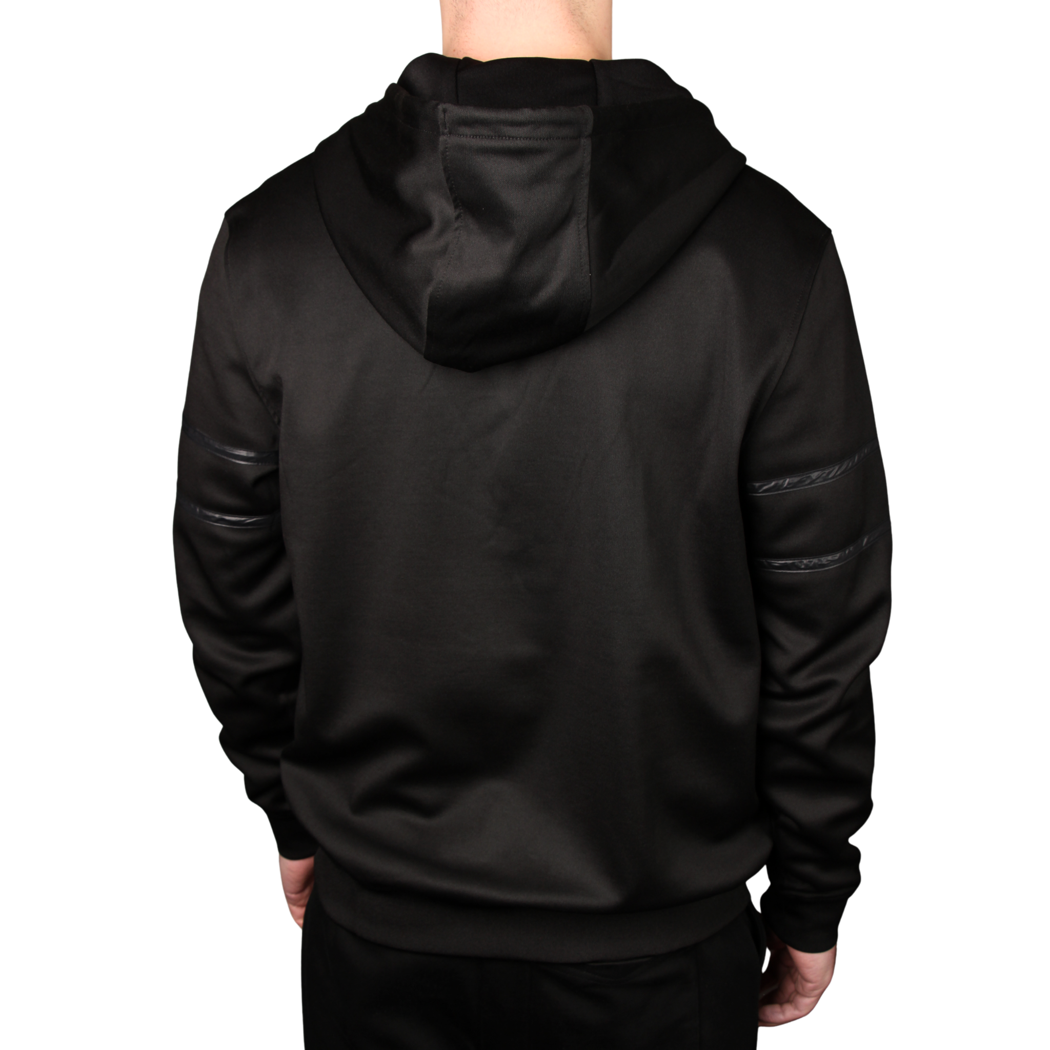 Mens Sergio Tacchini Black Strada Hoodie