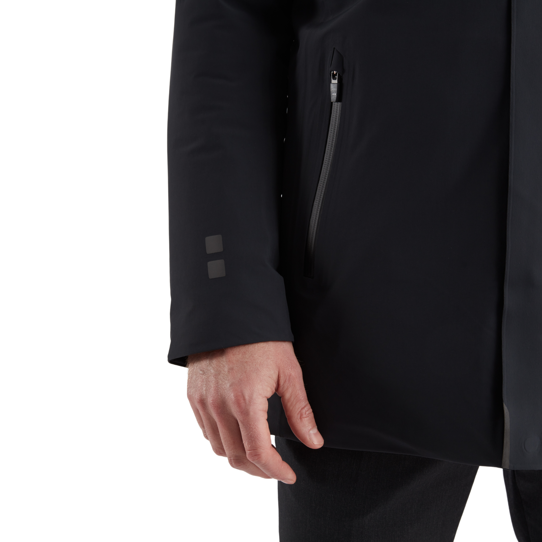 Mens UBR Black Storm Regulator Parka