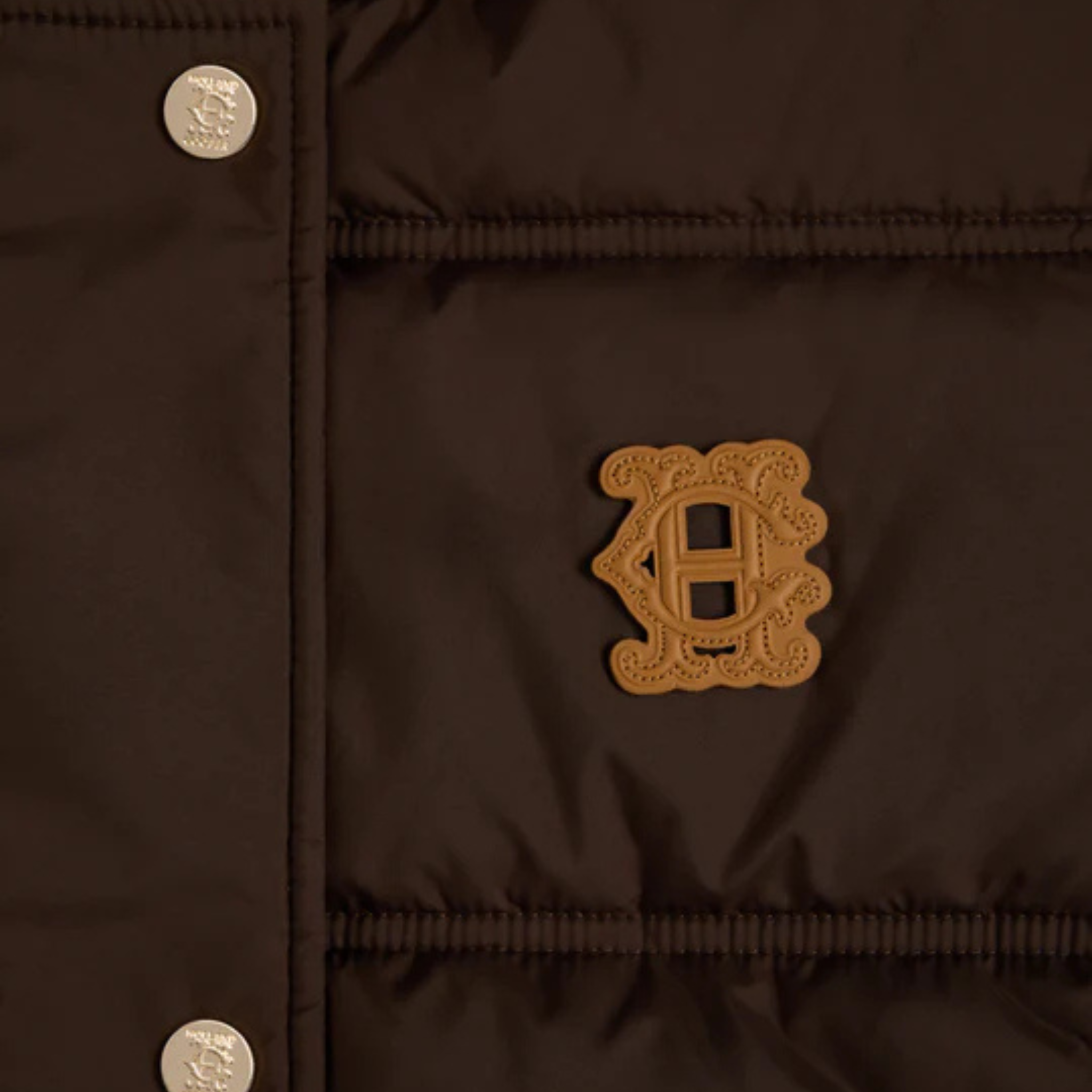 Womens Holland Cooper Chocolate Milton Padded Jacket