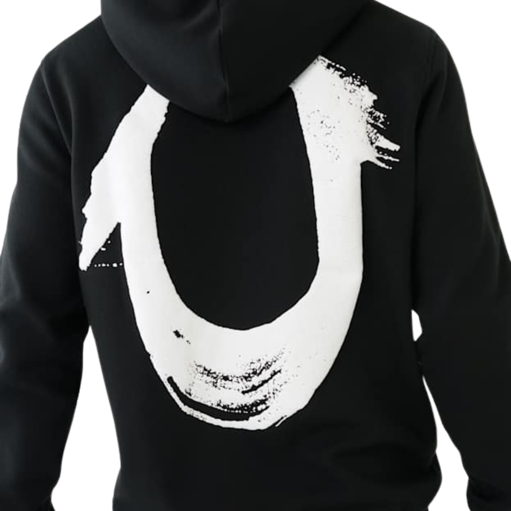 Mens True Religion Jet Black Painted HS Hoodie